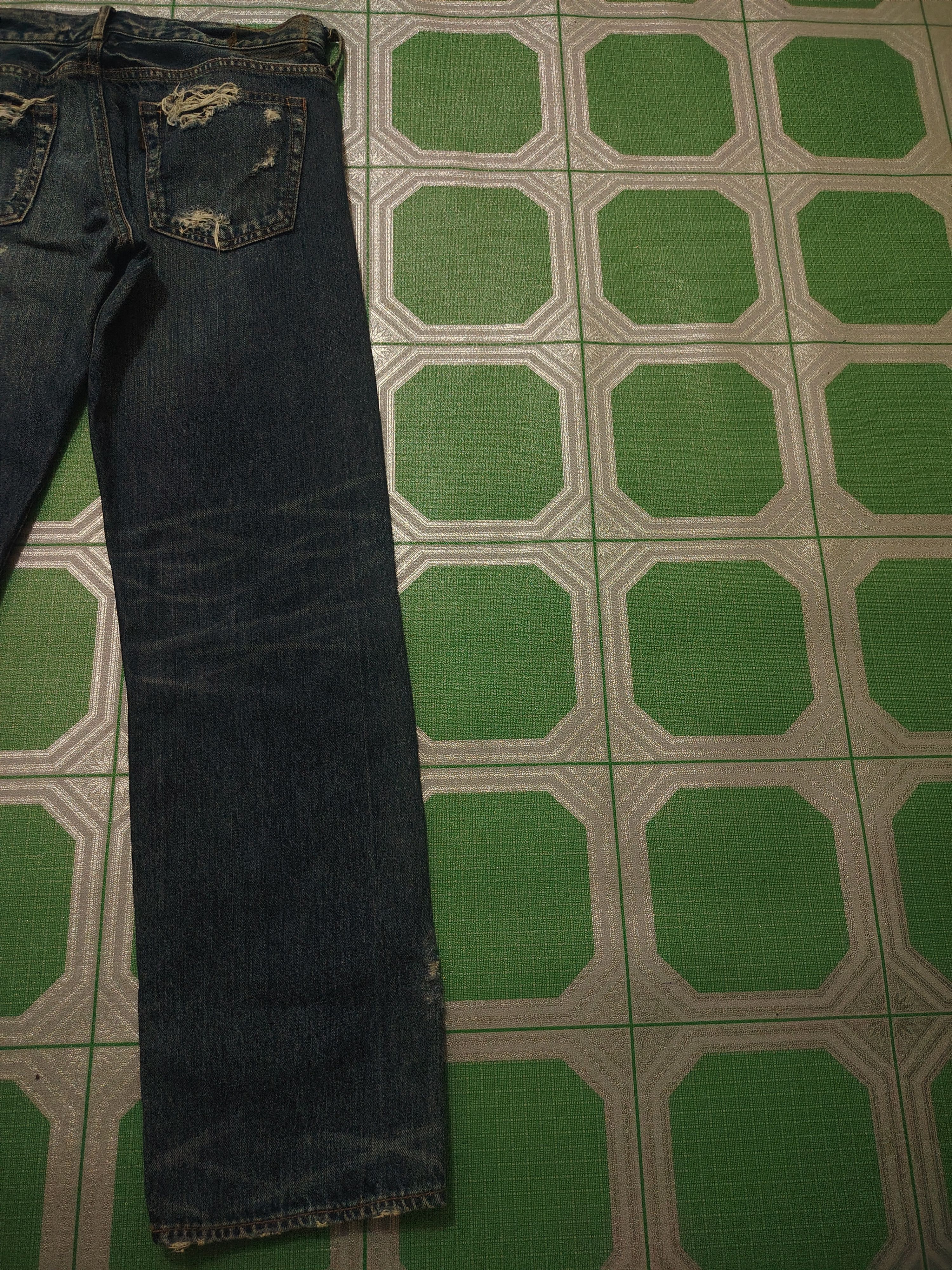 GOA Rare!!! Genuine Vintage Goa Distressed Jeans Selvedge denim Size US 30 / EU 46 - 18 Thumbnail