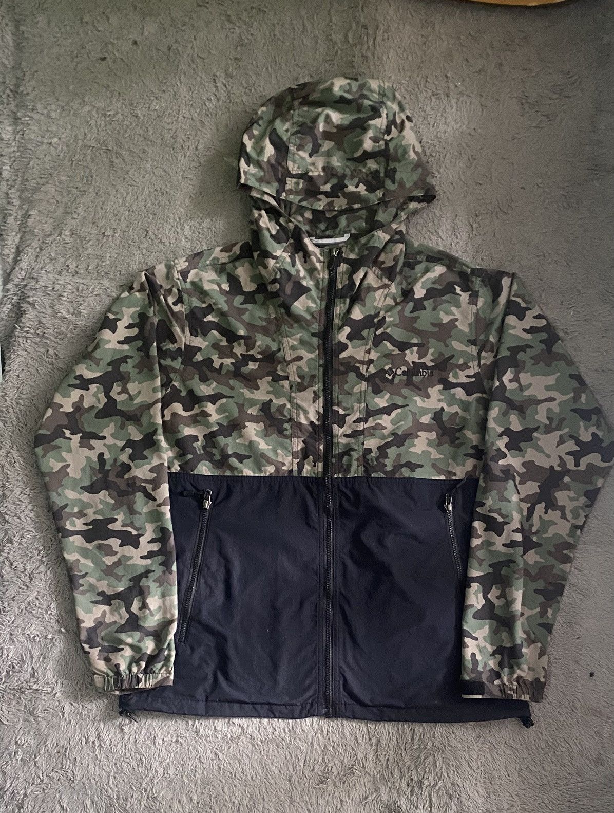 Columbia × Vintage Columbia Camo Running Jacket Size US L / EU 52-54 / 3 - 1 Thumbnail