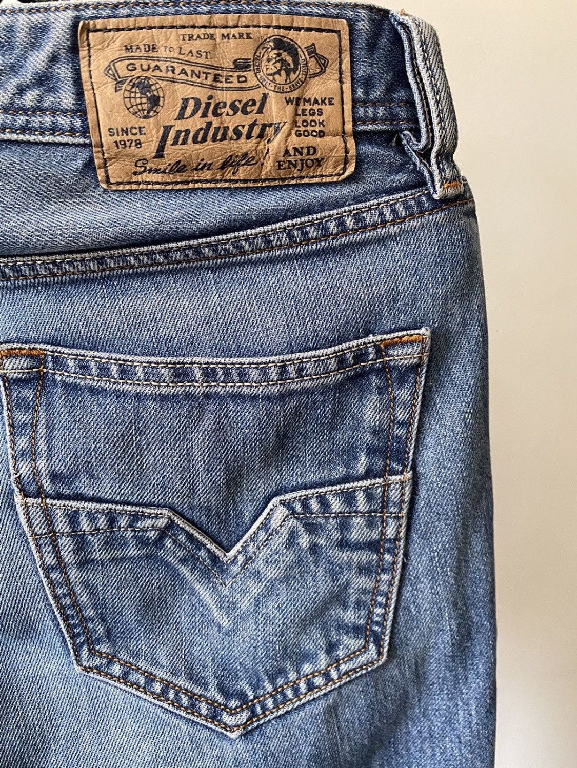Diesel Diesel Vintage Blue Denim Y2K Pants Size US 31 - 5 Thumbnail