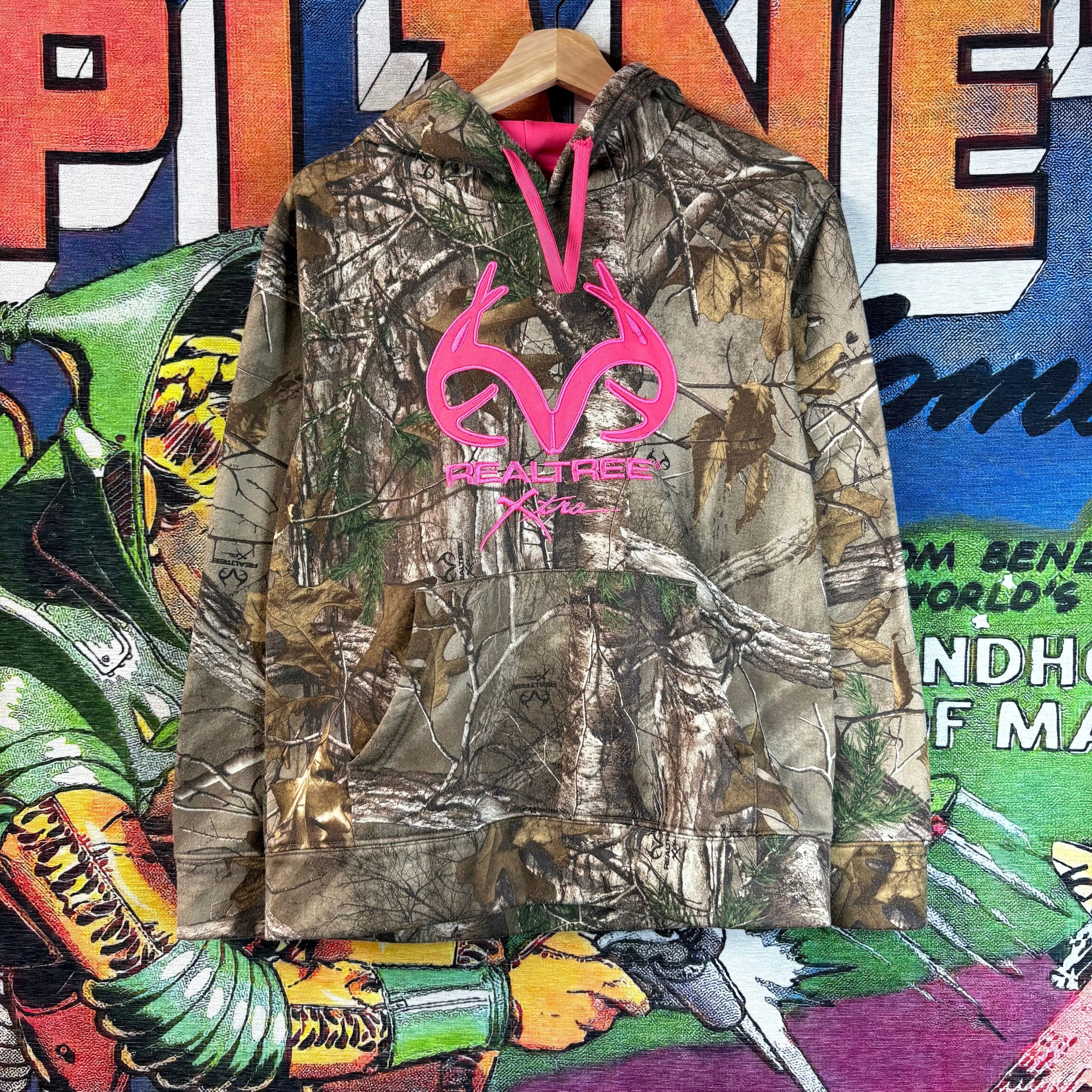 Realtree Realtree Women’s Camo Performance Pullover Fleece Hoodie M Size M / US 6-8 / IT 42-44 - 1 Thumbnail