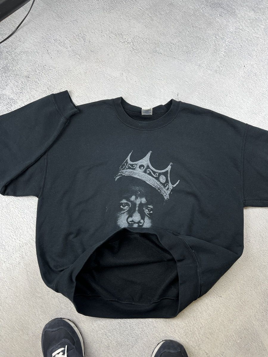 Rap Tees Vintage 00s The Notorious BIG sweater big face logo Size US XL / EU 56 / 4 - 3 Thumbnail