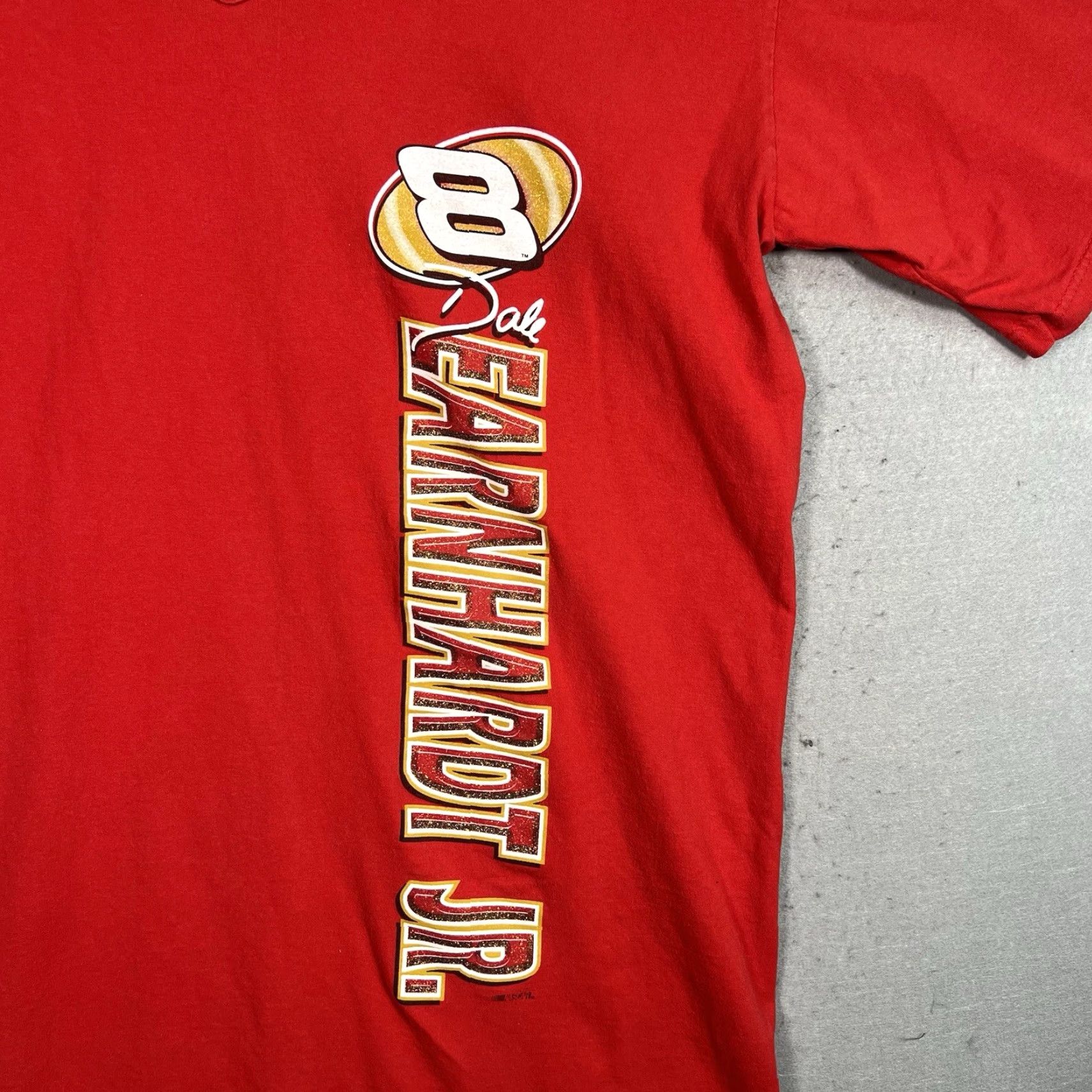 Chase Authentics Vintage Chase Authentics Dale Earnhardt Jr T Shirt Adult 2XL Red V Neck (Graphic Tee) Cotton Sportswear/Beach Men's One Size Short Sleeve 2000s Red BJ Size US M / EU 48-50 / 2 - 2 Thumbnail