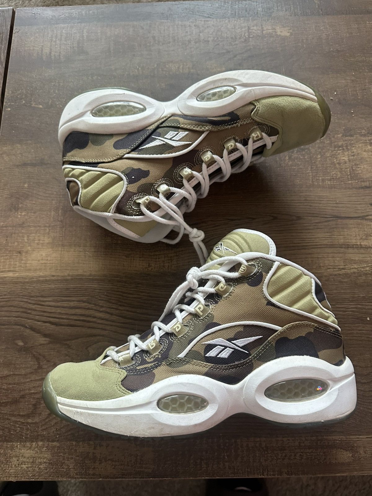 Bape × Reebok Reebok ‘Question Mid’ Bape Size US 8.5 / EU 41-42 - 1 Thumbnail