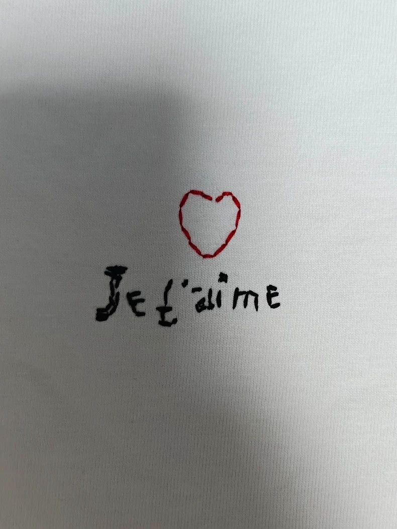 Balenciaga Balenciaga 24ss Tanabata Love Embroidery Slogan Small logo Size US S / EU 44-46 / 1 - 4 Thumbnail