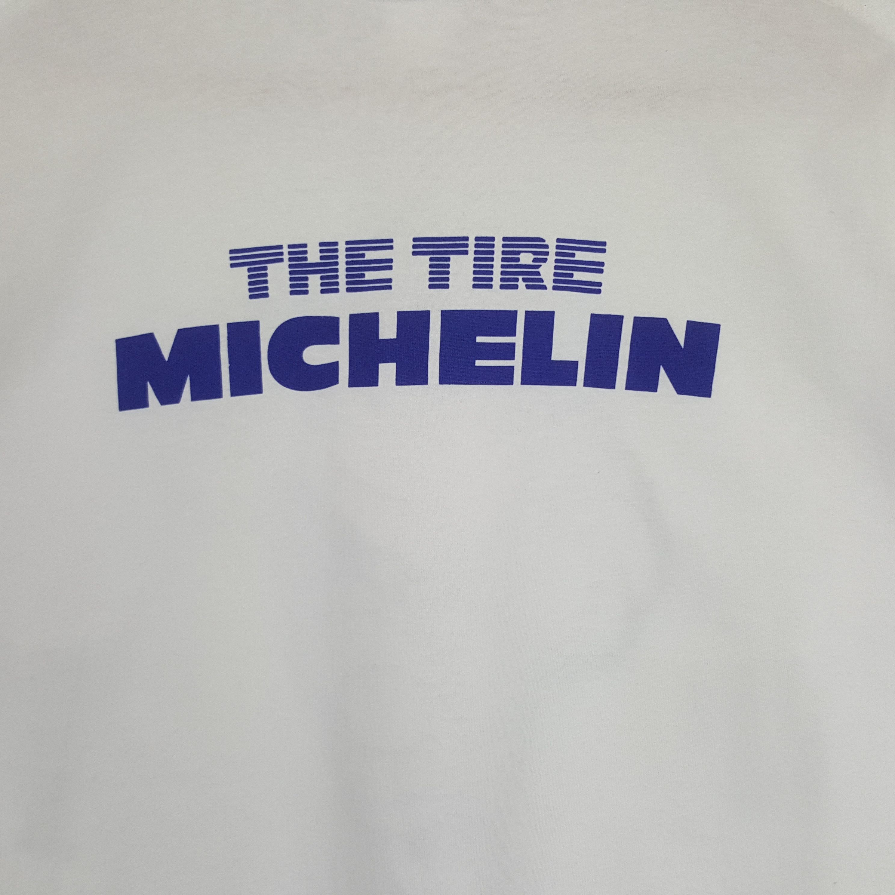 Japanese Brand × Vintage Vintage The Tire Michelin American Motorsports Parts Tshirt Size US L / EU 52-54 / 3 - 2 Thumbnail