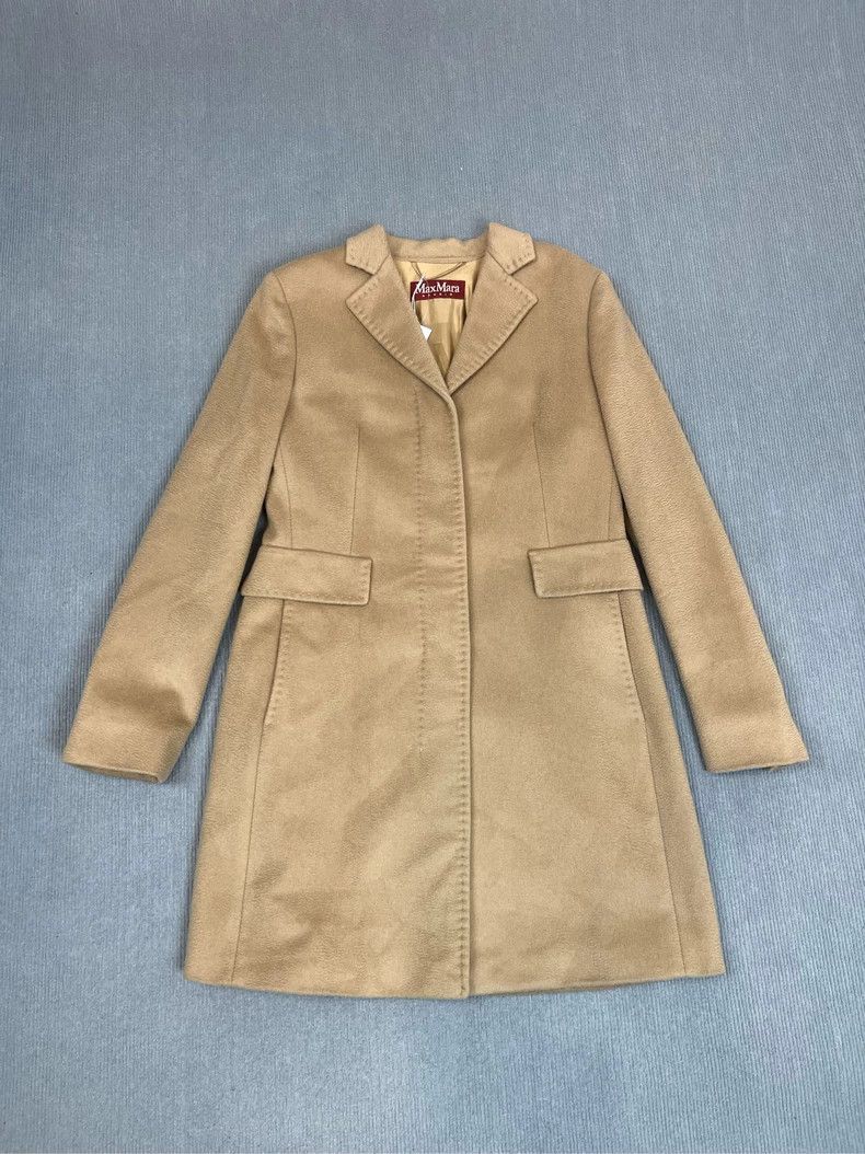 Max Mara Max Mara Water Ripple Coat Size S / US 4 / IT 40 - 1 Thumbnail