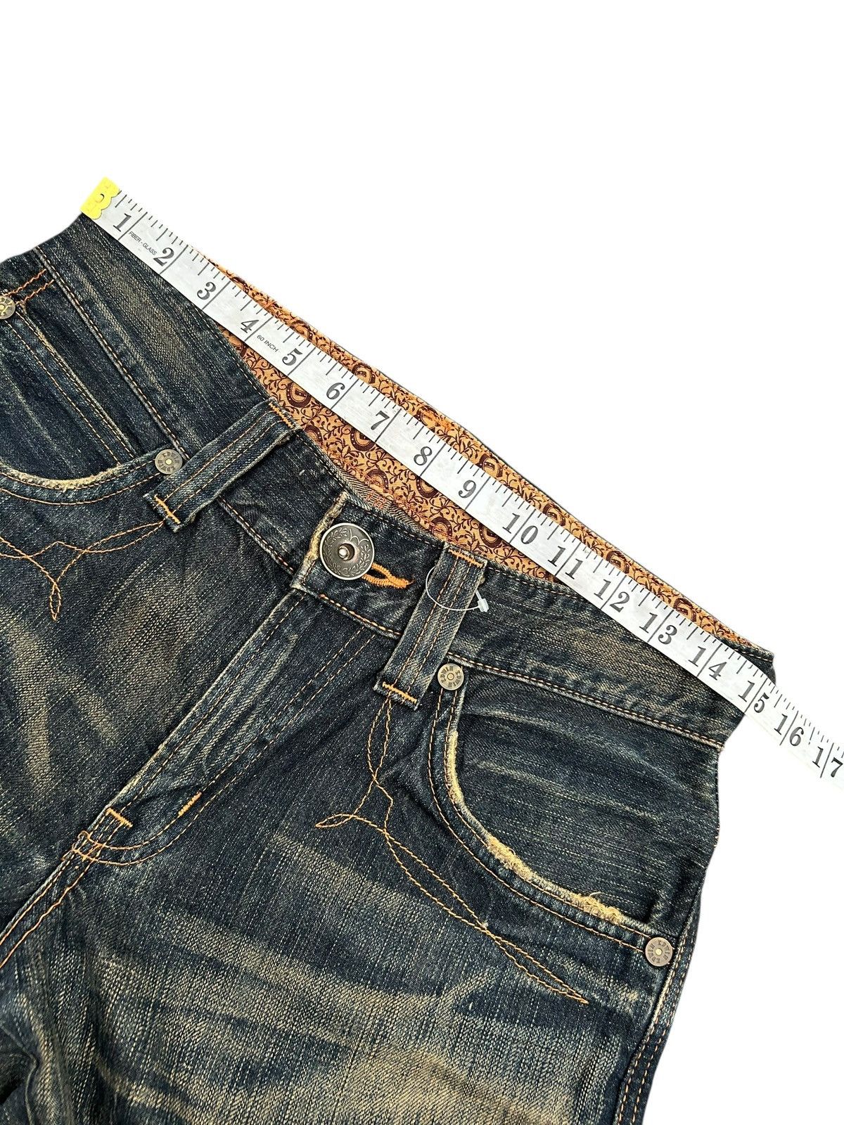 Edwin × Japanese Brand × Jean Vintage Edwin BTZ503 Rusty Mudwash Japanese Denim Jeans Size US 30 / EU 46 - 13 Thumbnail