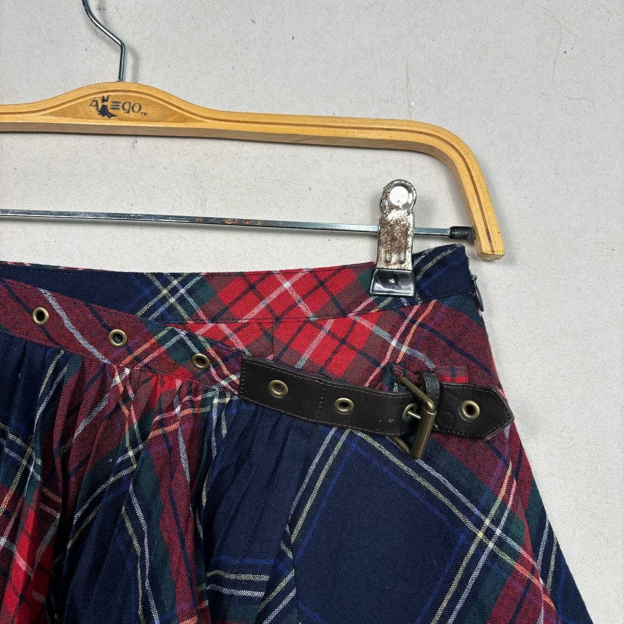 Burberry Burberry Blue Label Nova Check Pleated Mini Skirt Size 36 Size 28" / US 6 / IT 42 - 6 Thumbnail