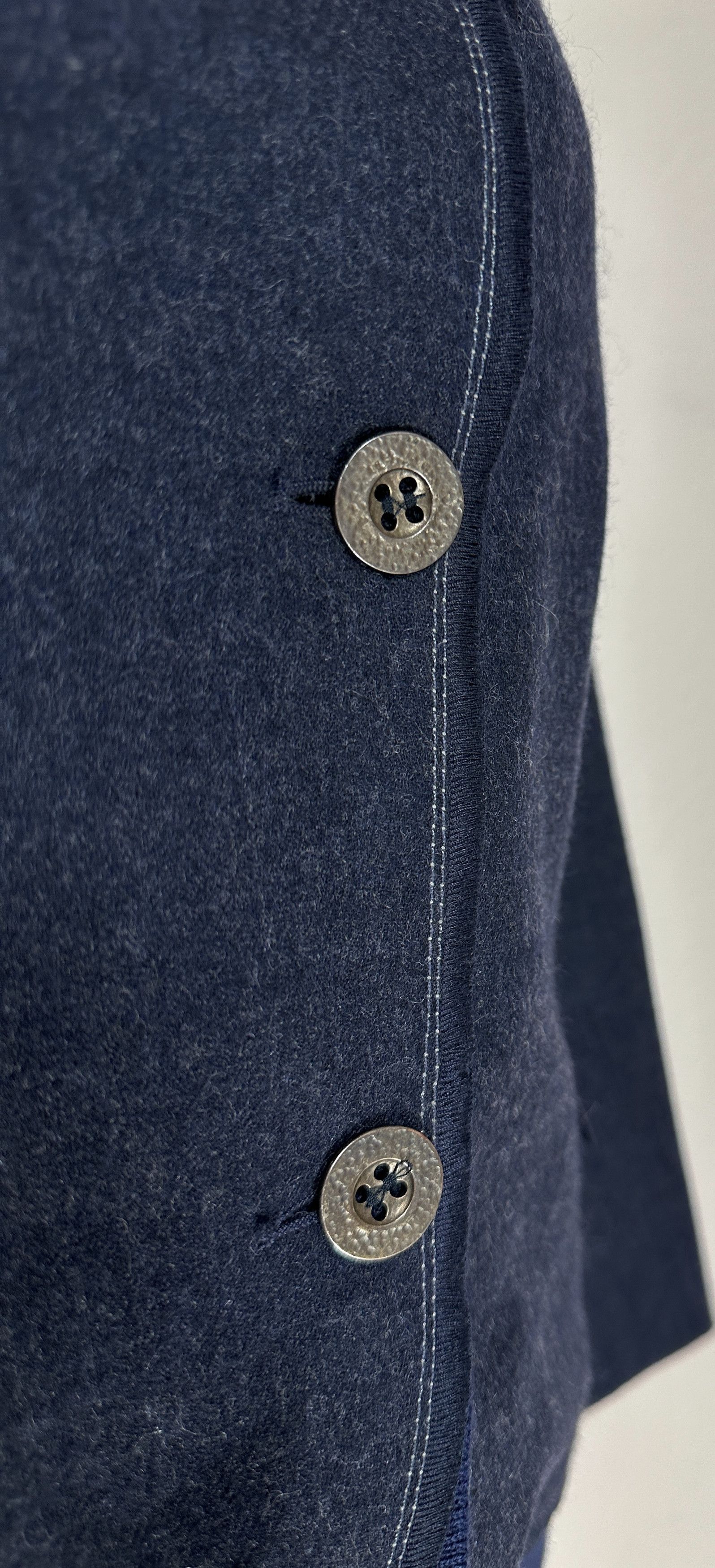 Marithe + Francois Girbaud Blue wool blazer Size M / US 6-8 / IT 42-44 - 3 Thumbnail