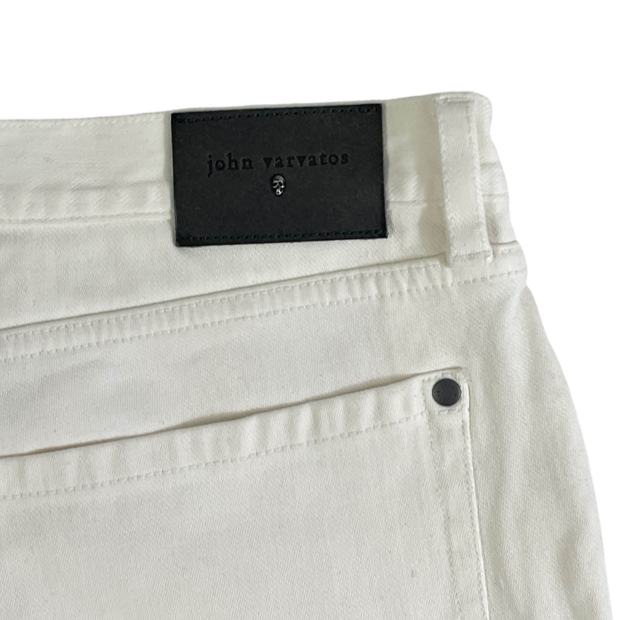 John Varvatos John Varvatos Mens White Jeans Size 38 Regular Size US 38 / EU 54 - 2 Thumbnail
