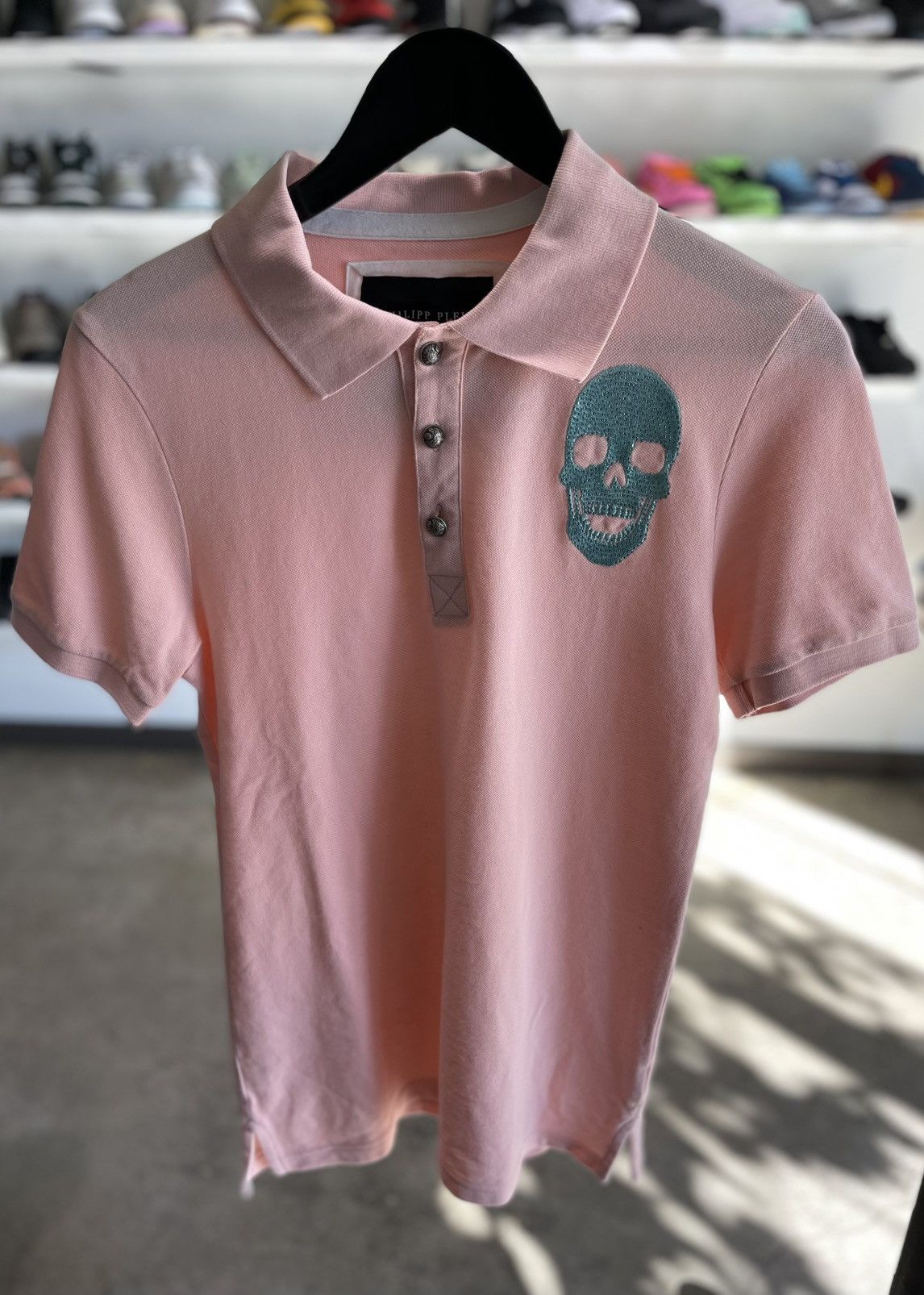 Philipp Plein Philipp Plein Skull & Bones Polo Shirt Size US S / EU 44-46 / 1 - 3 Thumbnail