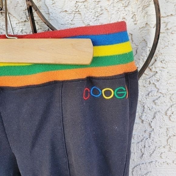 Coogi COOGI Black Rainbow Strip Pocketed Sz. M Crop Sweatpants Size 32" / US 10 / IT 46 - 4 Thumbnail