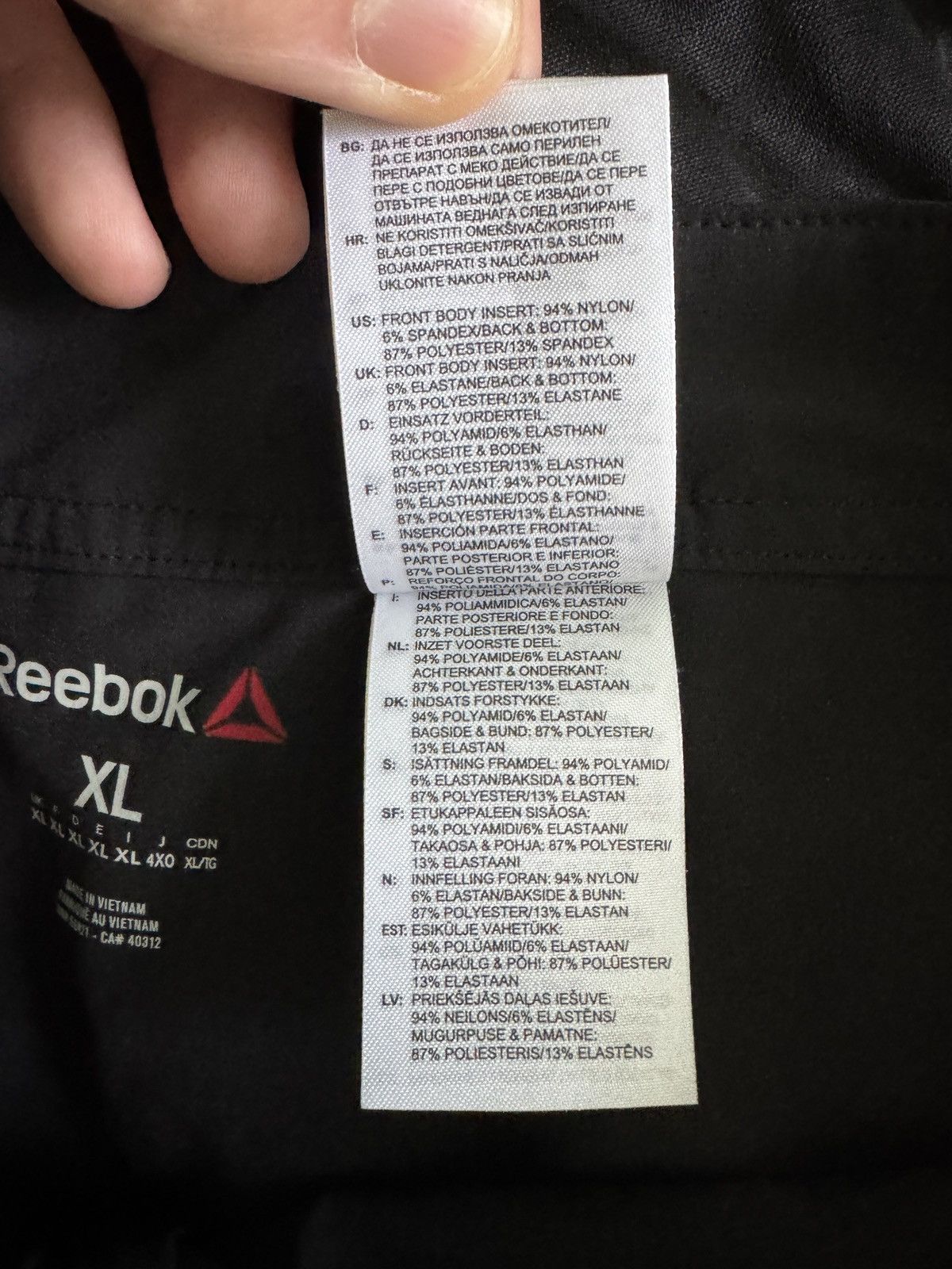 Reebok Reebok Training Shorts Black Lightweight Activewear Size XL Size US 38 / EU 54 - 14 Thumbnail