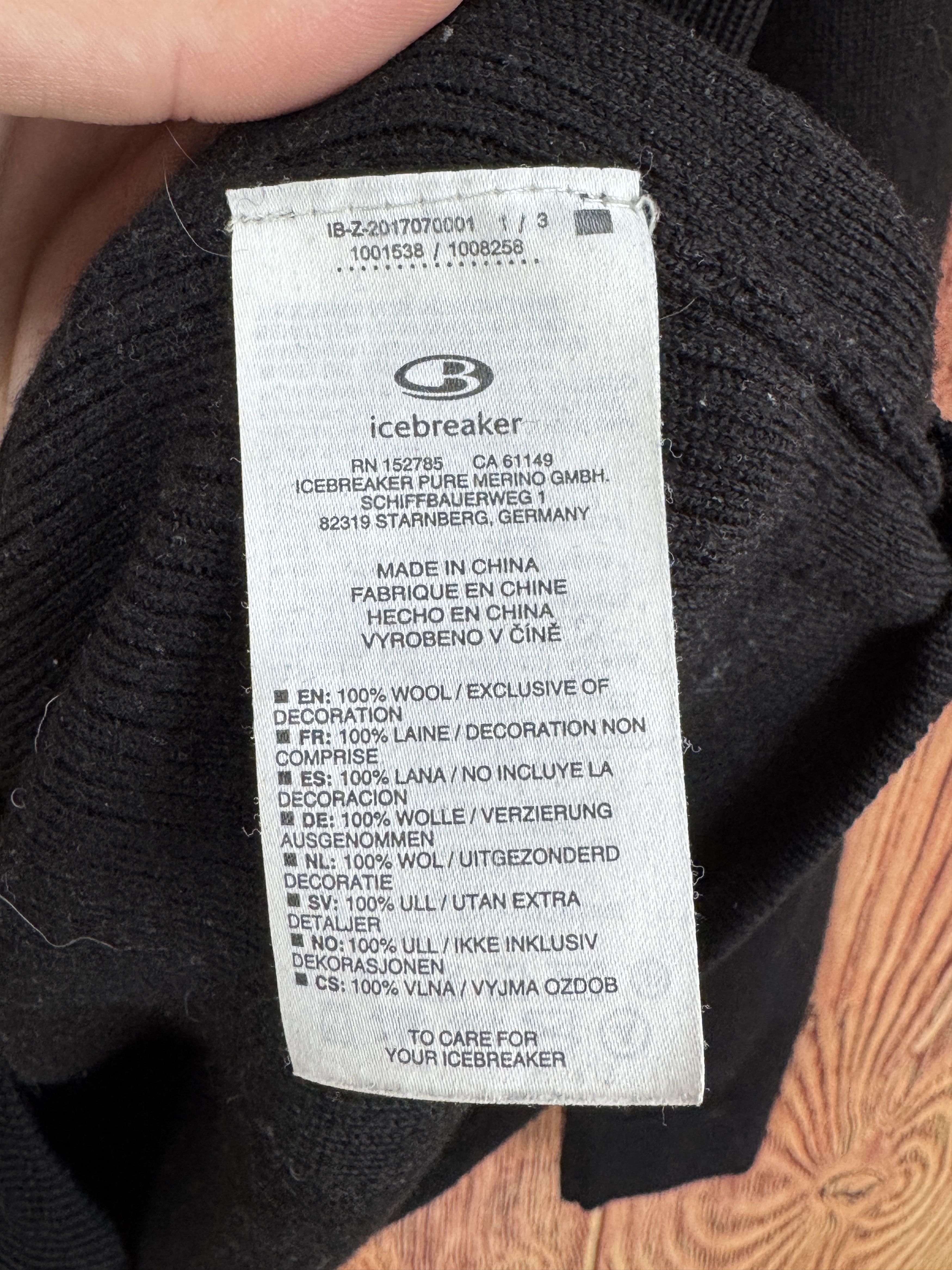 Icebreaker Icebreaker Merino Wool Black Sweater Size US S / EU 44-46 / 1 - 6 Thumbnail