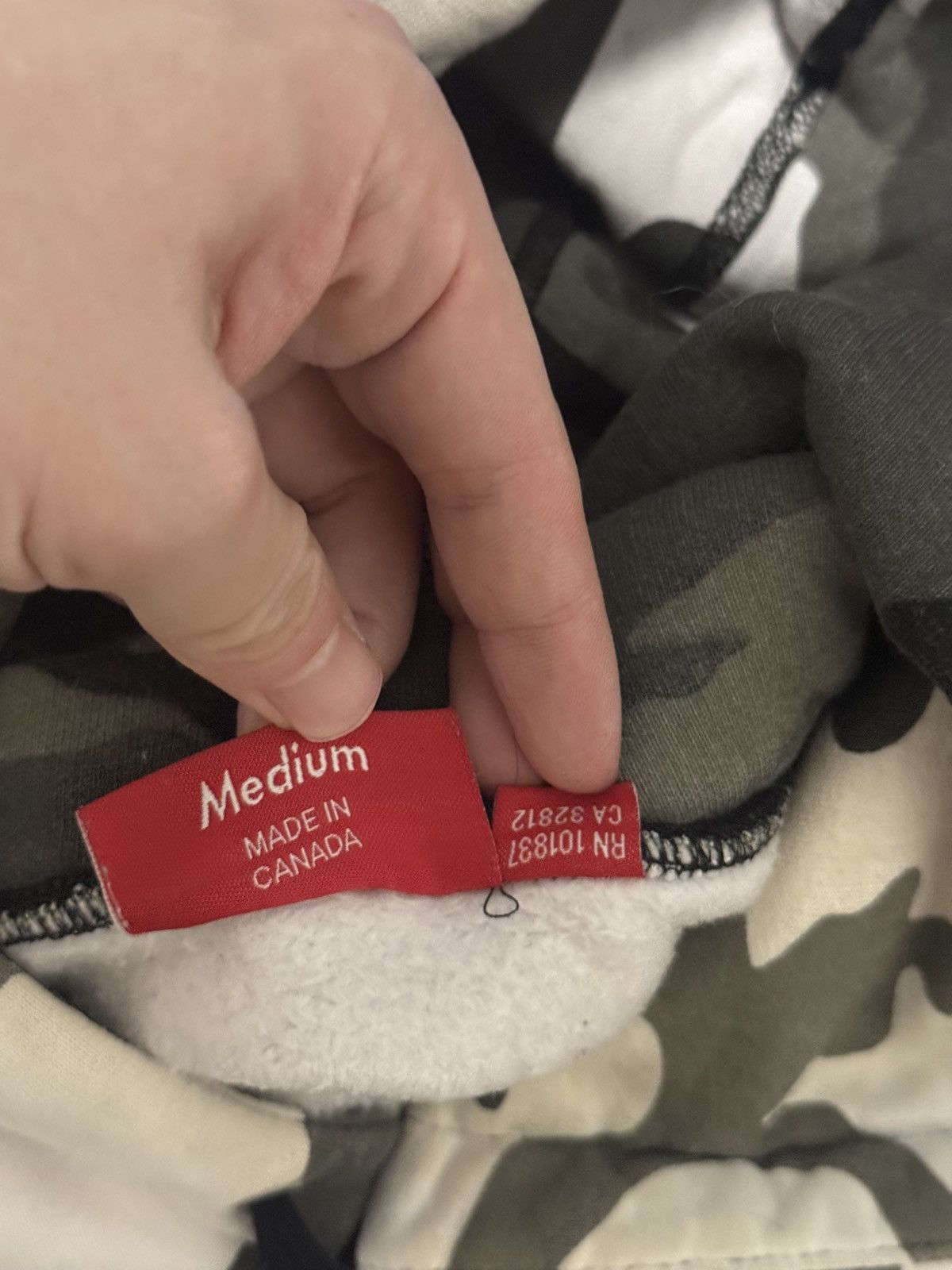 Supreme Supreme fw13 snow camo box logo hoodie hooded sweatshirt Size US M / EU 48-50 / 2 - 6 Thumbnail