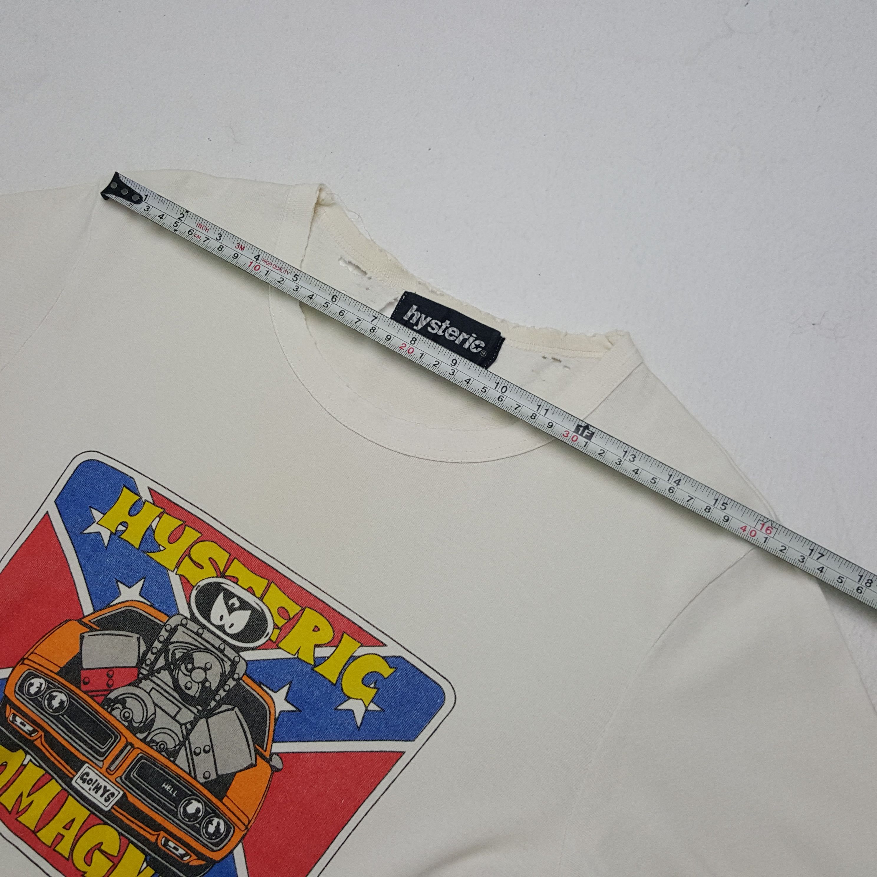 Hysteric Glamour × Japanese Brand × Vintage Vintage Hysteric 440 Magnum Racing Style Tshirt Size US S / EU 44-46 / 1 - 6 Thumbnail