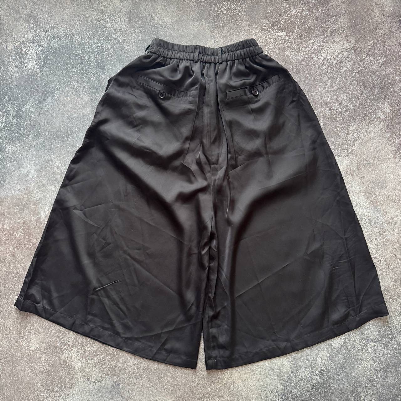 Yohji Yamamoto Yohji Yamamoto Pour Homme SS22 O-Beroko Silk Wide Shorts Size US 32 / EU 48 - 10 Thumbnail
