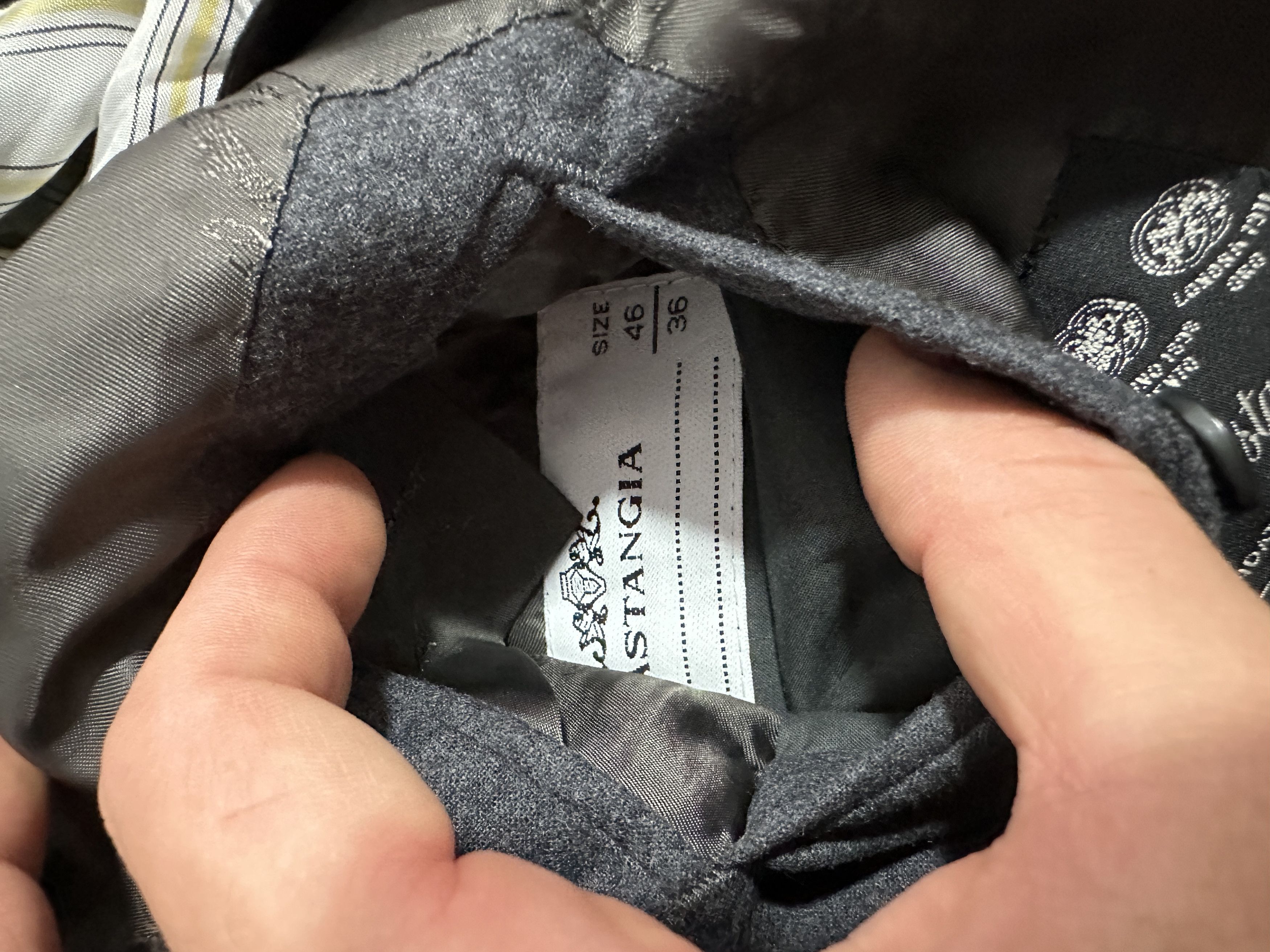 SARTORIO Sartoria Castangia Castello Suit Formal Jacket Size 36 S Size 36R - 8 Thumbnail