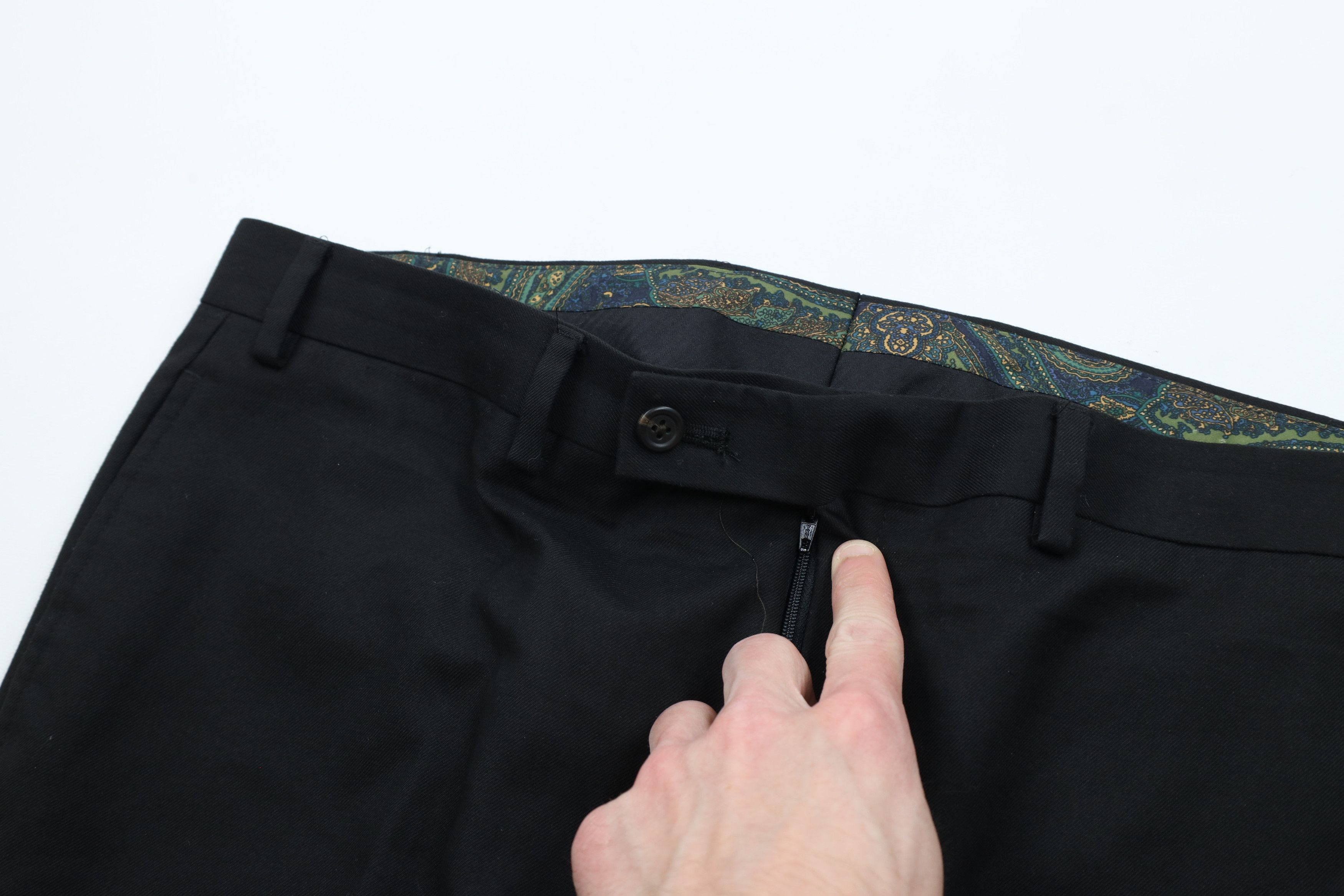 Ralph Lauren × Vintage Vintage 90s Ralph Lauren Rayon Blend Wide Leg Chino Pants Size US 36 / EU 52 - 5 Thumbnail