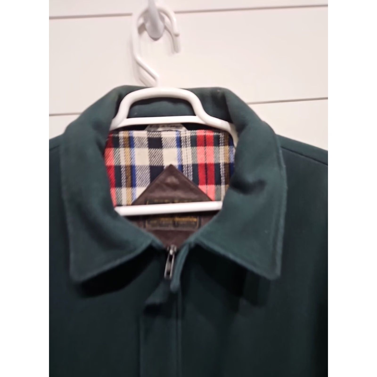 Eddie Bauer VINTAGE Eddie Bauer Wool Plaid Lined Bomber Aviator Jacket Coat Mens XL Green Full Zip Plaid Bomber Jacket Mens XL Size US XL / EU 56 / 4 - 3 Thumbnail