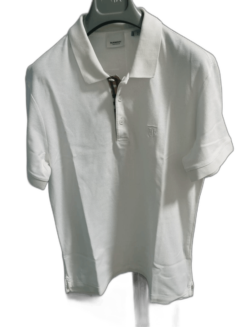 Burberry Burberry Embroidered Logo Short Sleeve Polo-yf Size US S / EU 44-46 / 1 - 1 Thumbnail