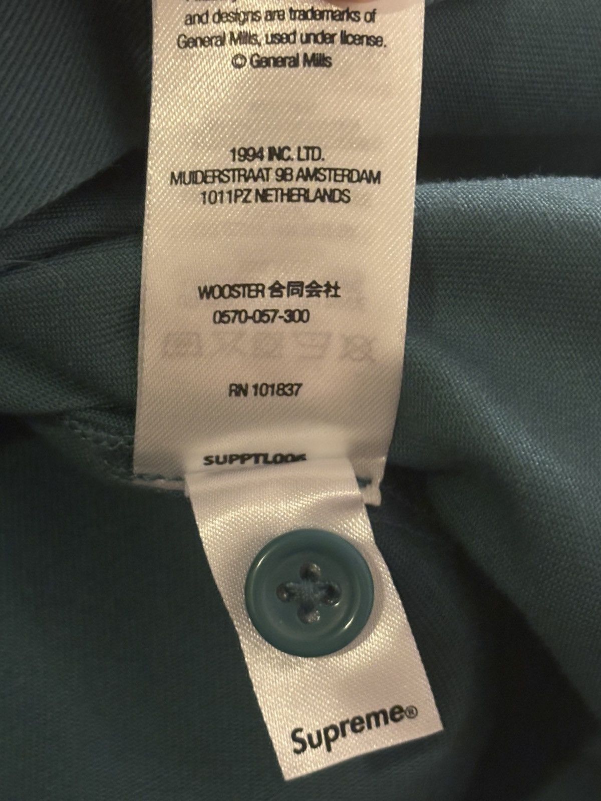 Supreme RARE Supreme X Pillsbury Doughboy Work shirt Size US M / EU 48-50 / 2 - 5 Thumbnail