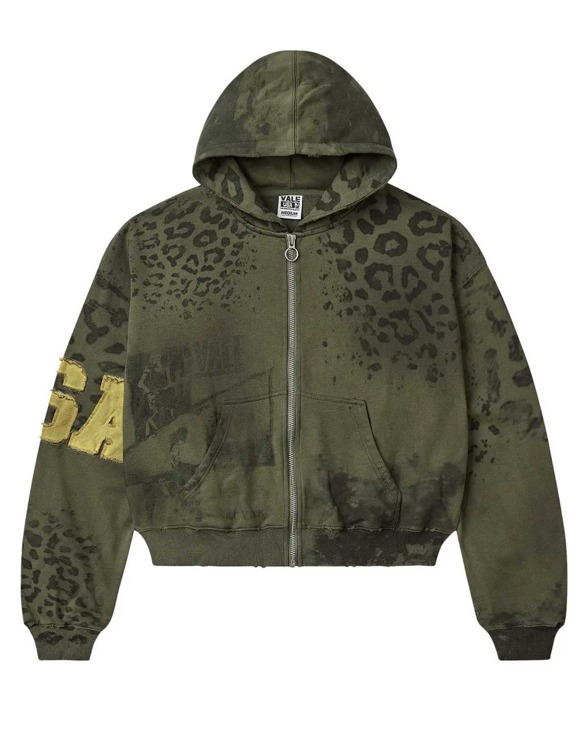 Vale Forever Safari Zip Up Hoodie Green Size US XL / EU 56 / 4 - 1 Thumbnail