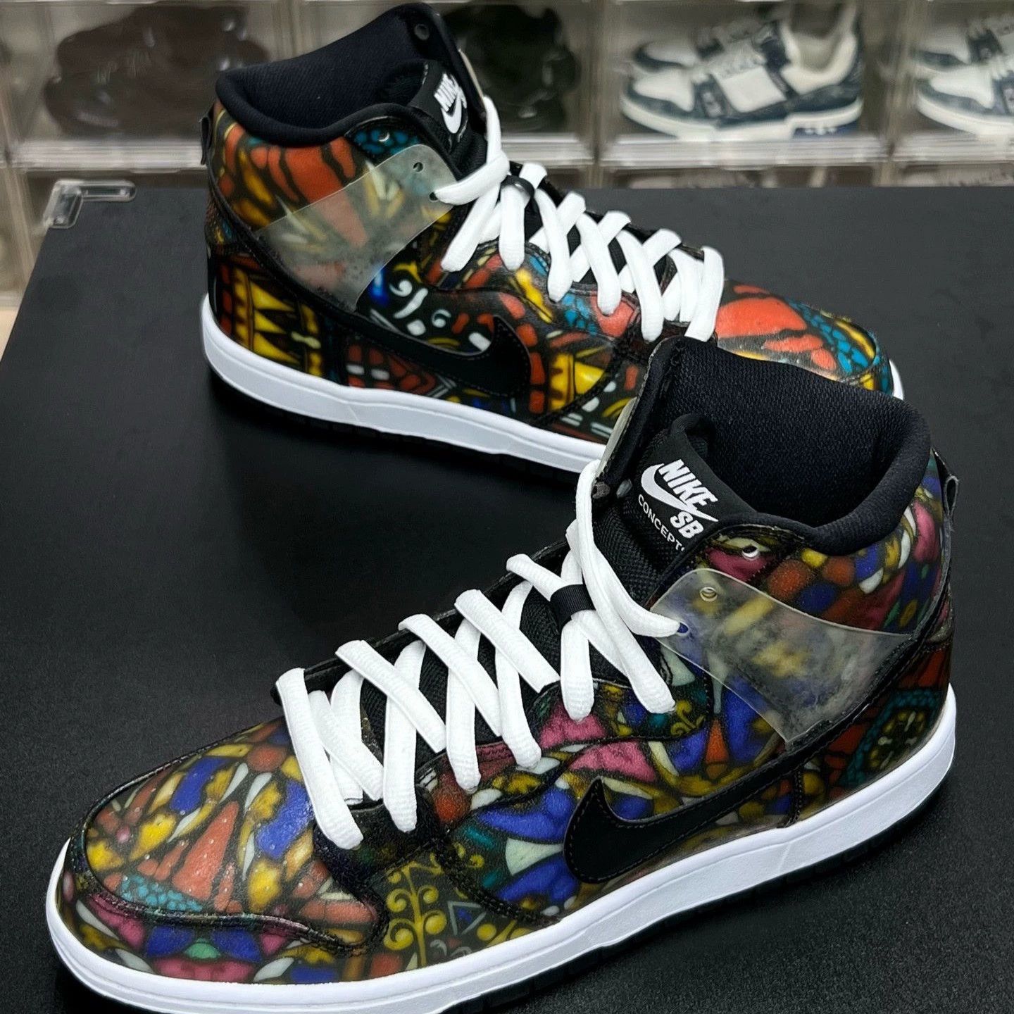 Nike nike concepts dunk stained glass sneakers Size US 10.5 / EU 43-44 - 1 Thumbnail