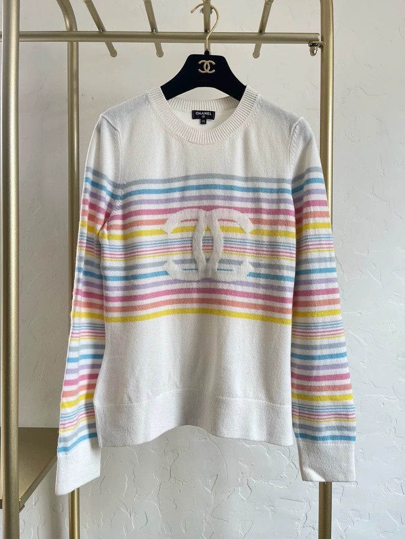 Chanel Chanel Cruise series rainbow sweater Size XS / US 0-2 / IT 36-38 - 1 Thumbnail