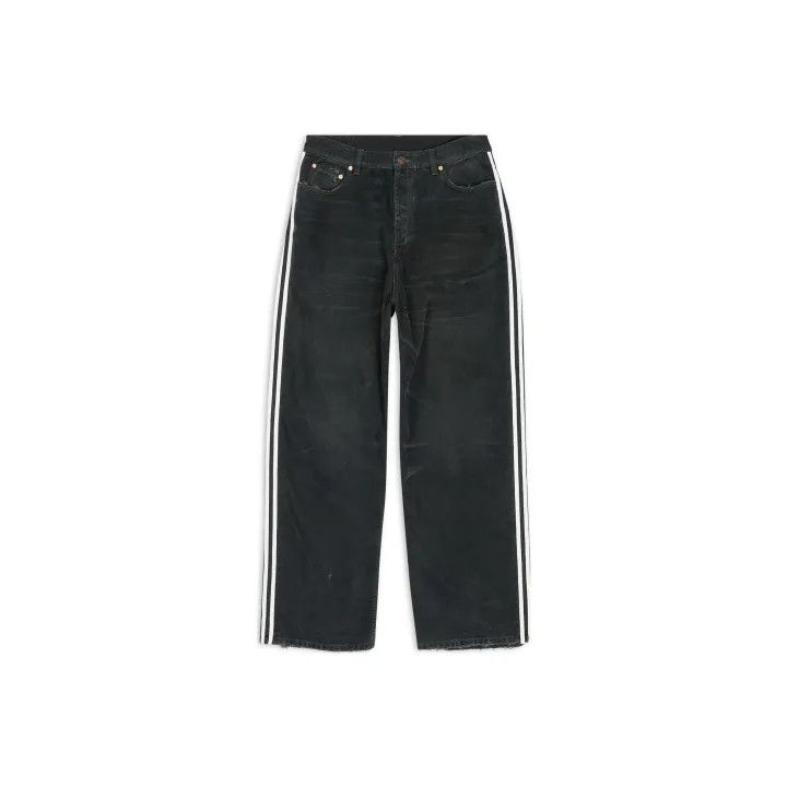 Balenciaga Balenciaga x adidas Originals High-Waist Jeans 0079 Size US 30 / EU 46 - 1 Thumbnail