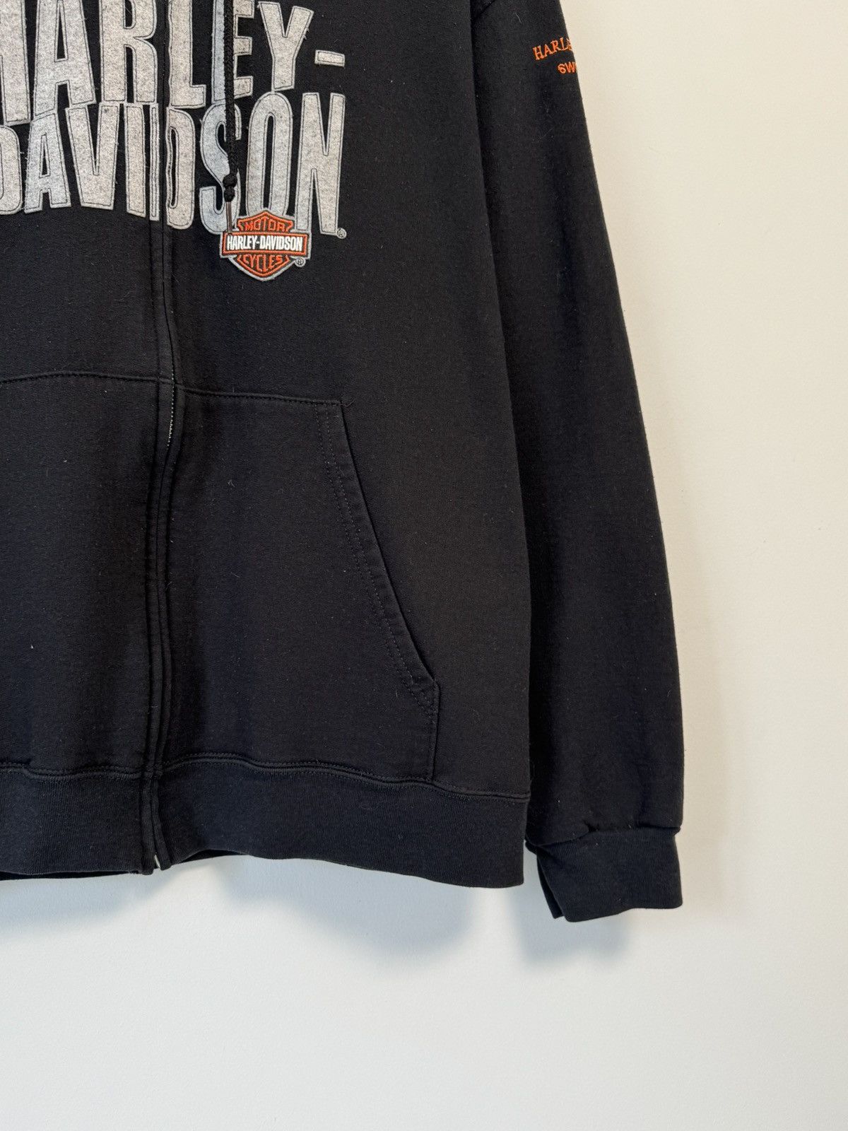 Harley Davidson 🔥Harley Davidson Vintage Y2K Style Zip Hoodie Rare Size US L / EU 52-54 / 3 - 2 Thumbnail