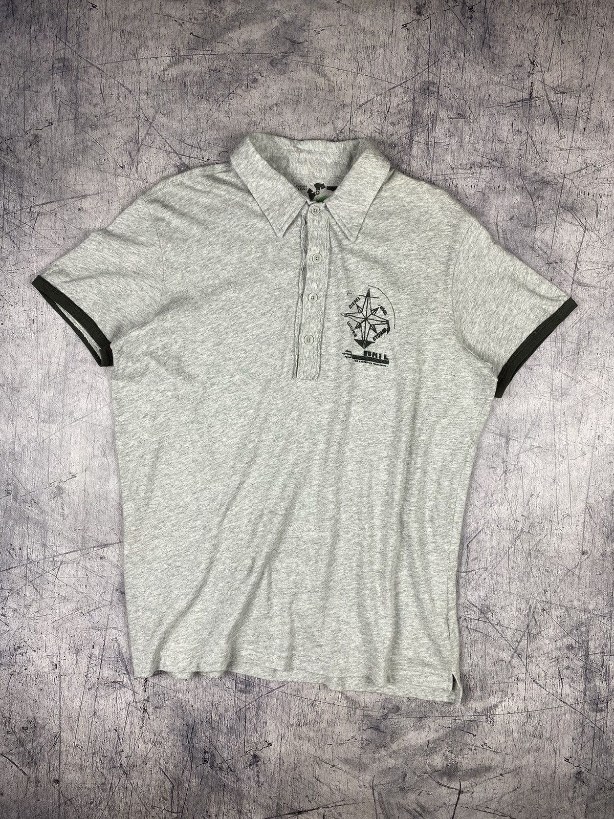 Diesel Diesel Big Logo Designer Polo Shirt Size US XL / EU 56 / 4 - 2 Thumbnail