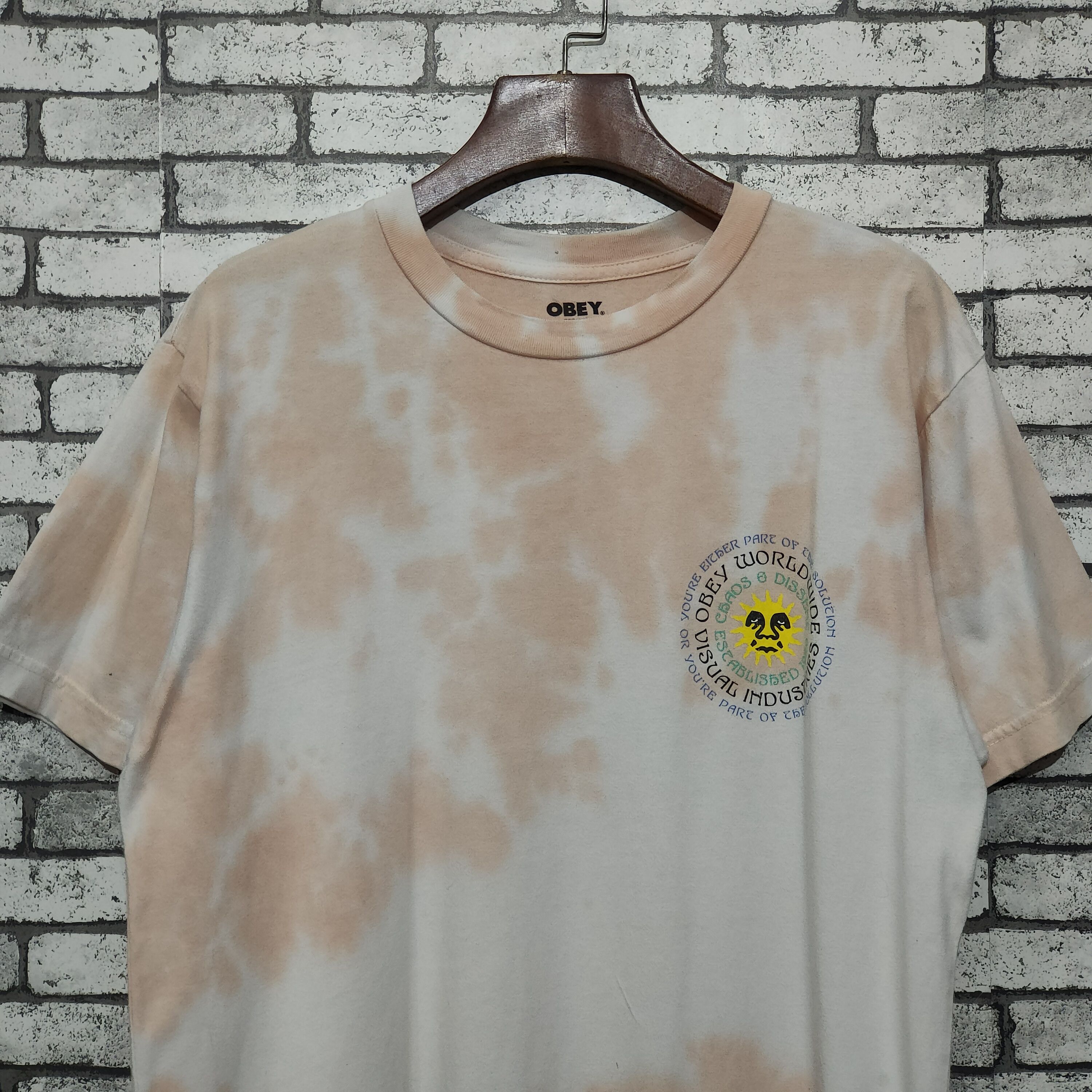 Obey × Vintage 🔥Obey Organic Tie Dye S Short Sleeve T-Shirts Size US S / EU 44-46 / 1 - 2 Thumbnail