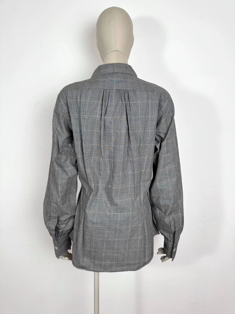 Vivienne Westwood Vivienne Westwood Gray plaid shirt with three buttons and Size L / US 10 / IT 46 - 5 Thumbnail