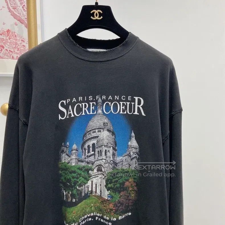 Balenciaga Balenciaga Black and Gray Top Size US XS / EU 42 / 0 - 3 Thumbnail