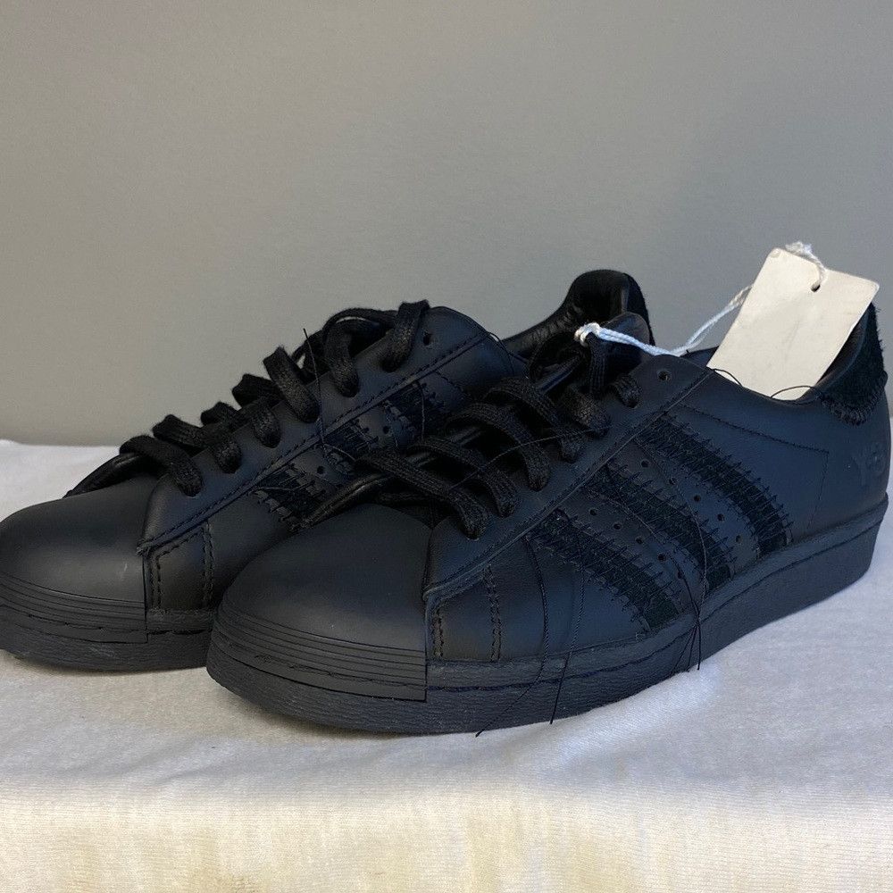 Adidas × Y's Y-3 Superstar Sneakers – Yohji Yamamoto x adidas – Size US 5 Size US 5 / EU 37 - 2 Thumbnail