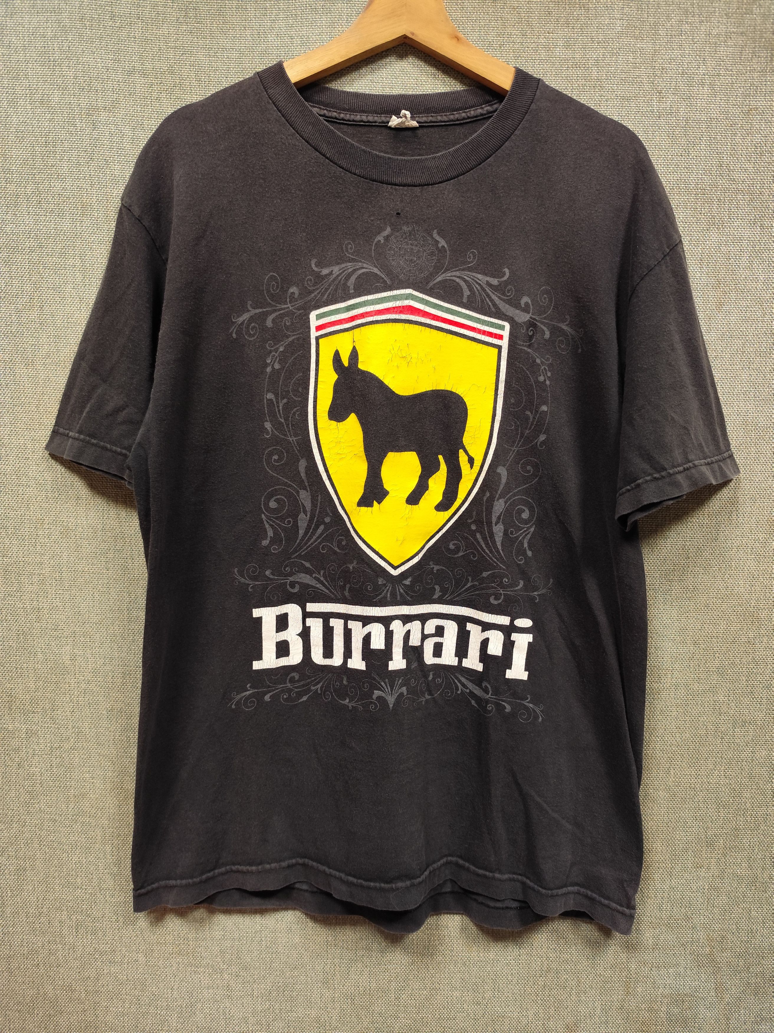 Alstyle × Ferrari × Vintage Vintage t shirt burrari parody Size US M / EU 48-50 / 2 - 1 Thumbnail