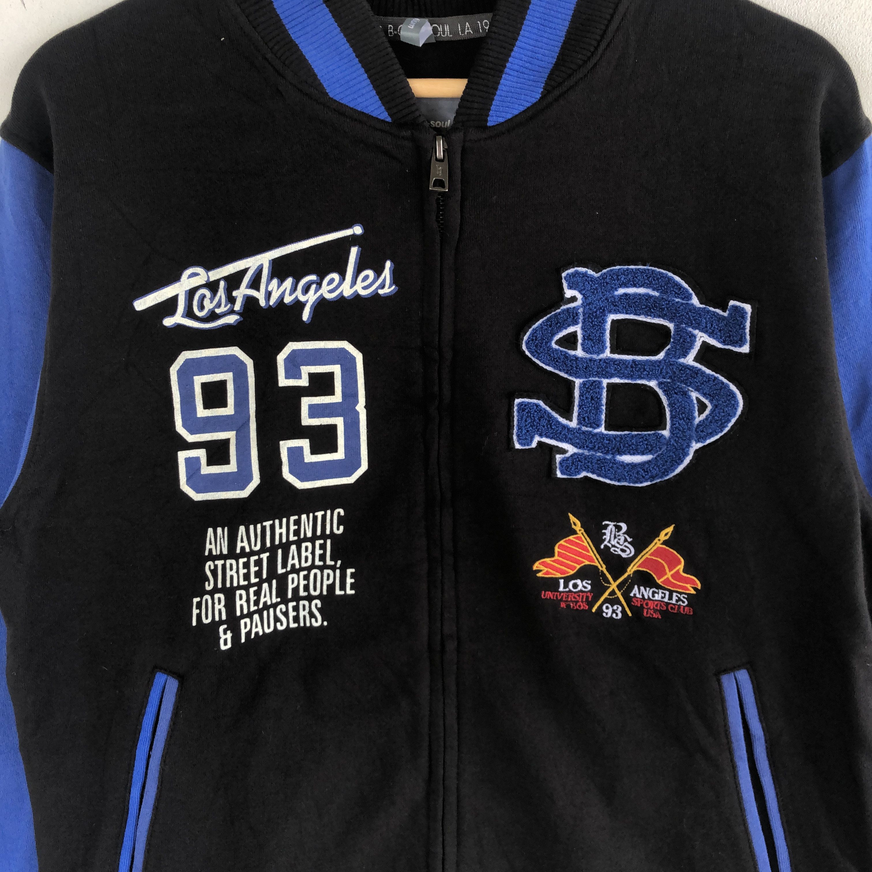 Japanese Brand × Vintage Vintage Japanese B One Soul Varsity Sweater Sweatshirt Size S / US 4 / IT 40 - 4 Thumbnail