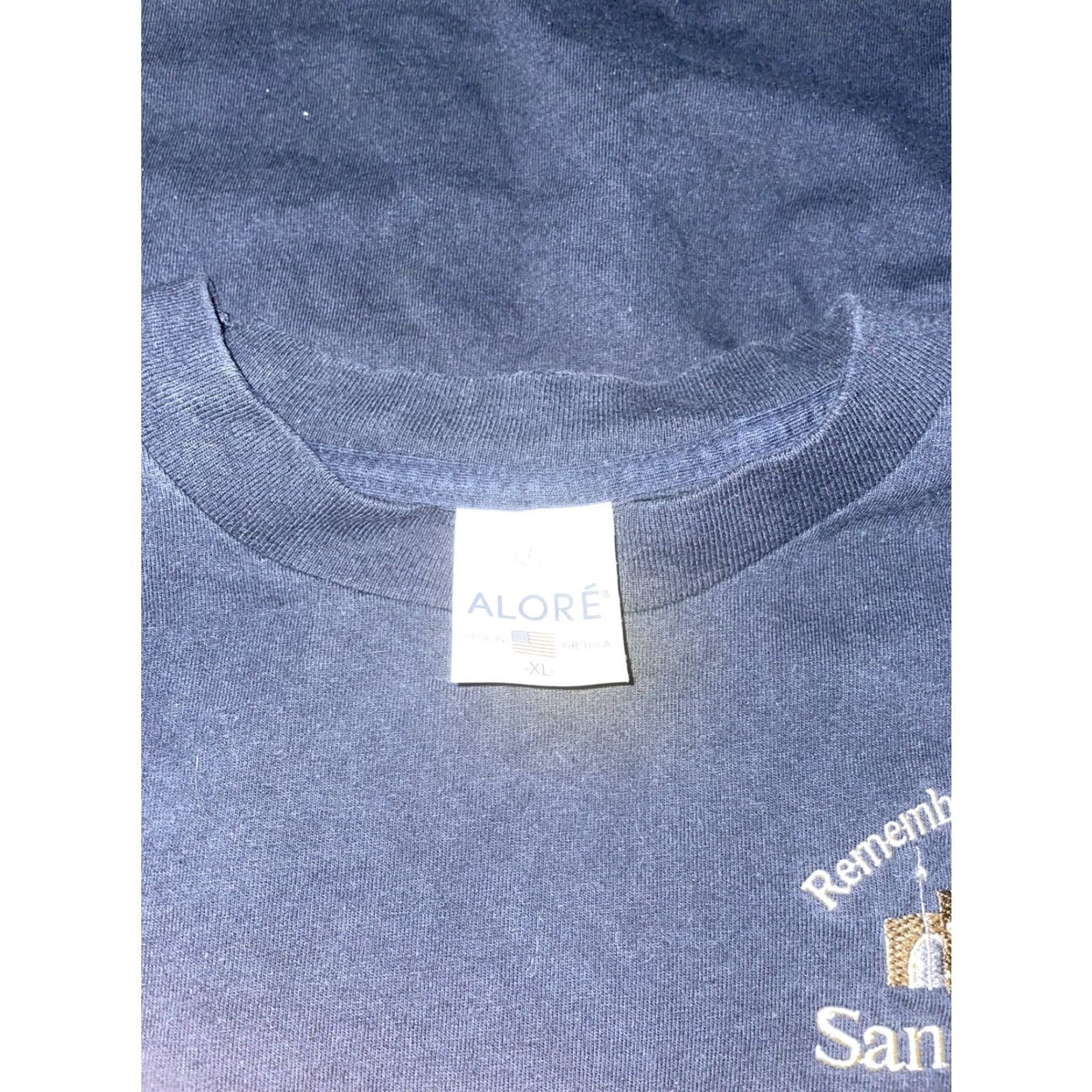 Vintage VINTAGE Alore T-Shirt San Antonio Texas Graphic Mens XL Blue Shirt Size US XL / EU 56 / 4 - 5 Thumbnail