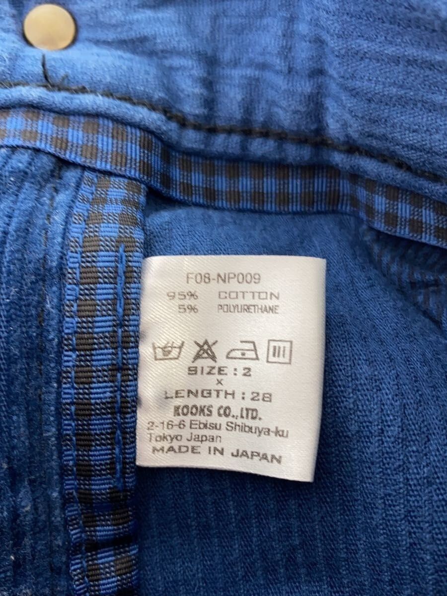 Number (N)ine AW08 Check Print Corduroy Straight Leg Pants Size US 28 / EU 44 - 6 Thumbnail