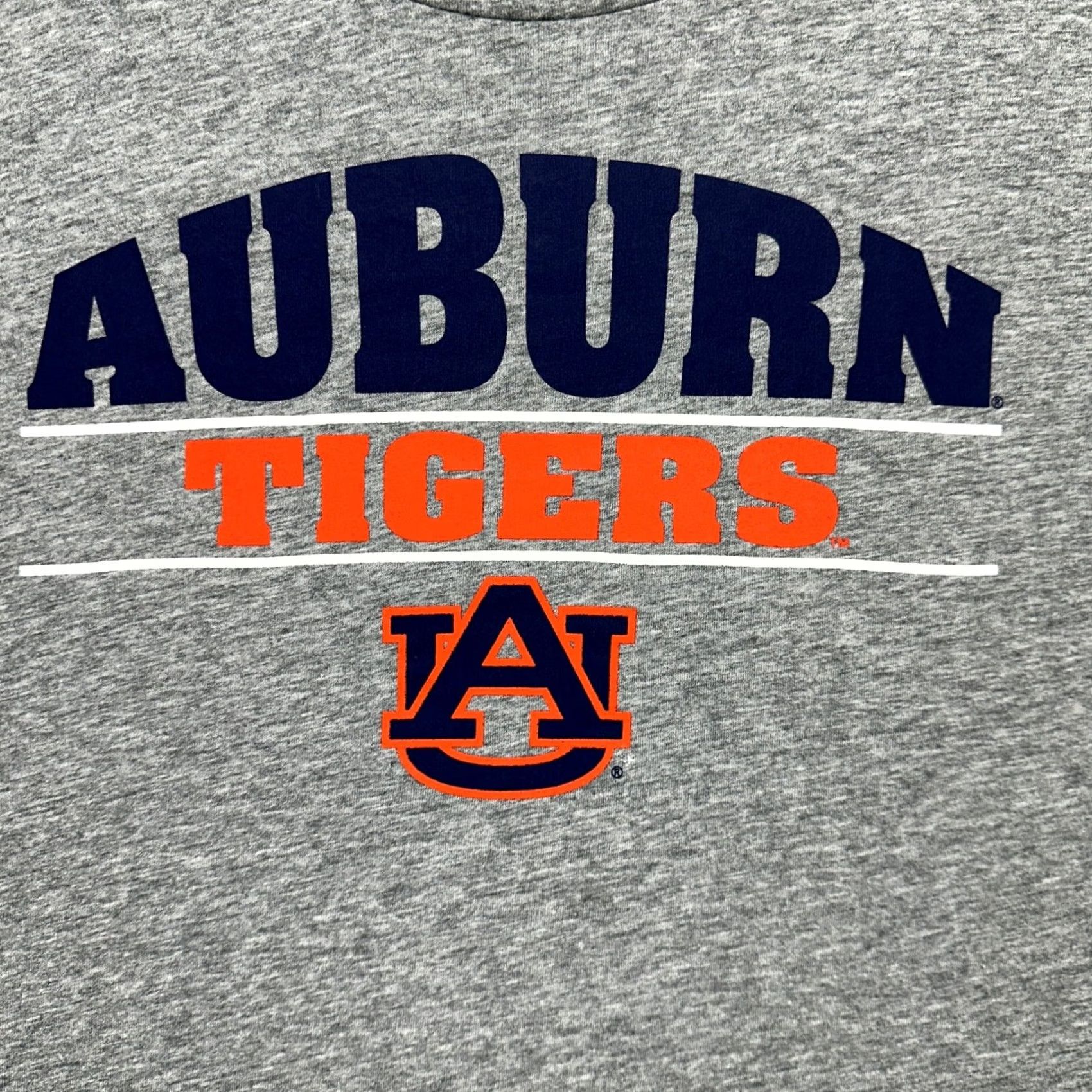 Vintage Auburn Tigers Sideline Apparel T-Shirt Mens Large Grey Short Sleeve Crew Neck Breathable Polyester Cotton Health Description not needed? Size US L / EU 52-54 / 3 - 6 Thumbnail