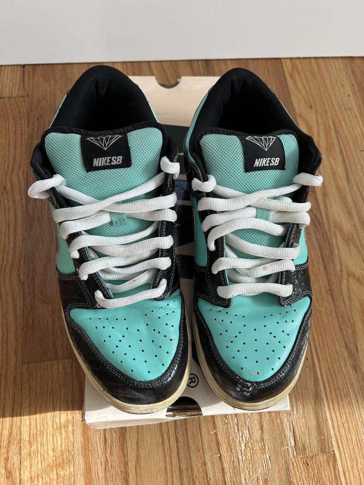 Nike Dunk Low Pro SB Diamond Supply Co. Tiffany 2005 Size 10, image size:1200x1600