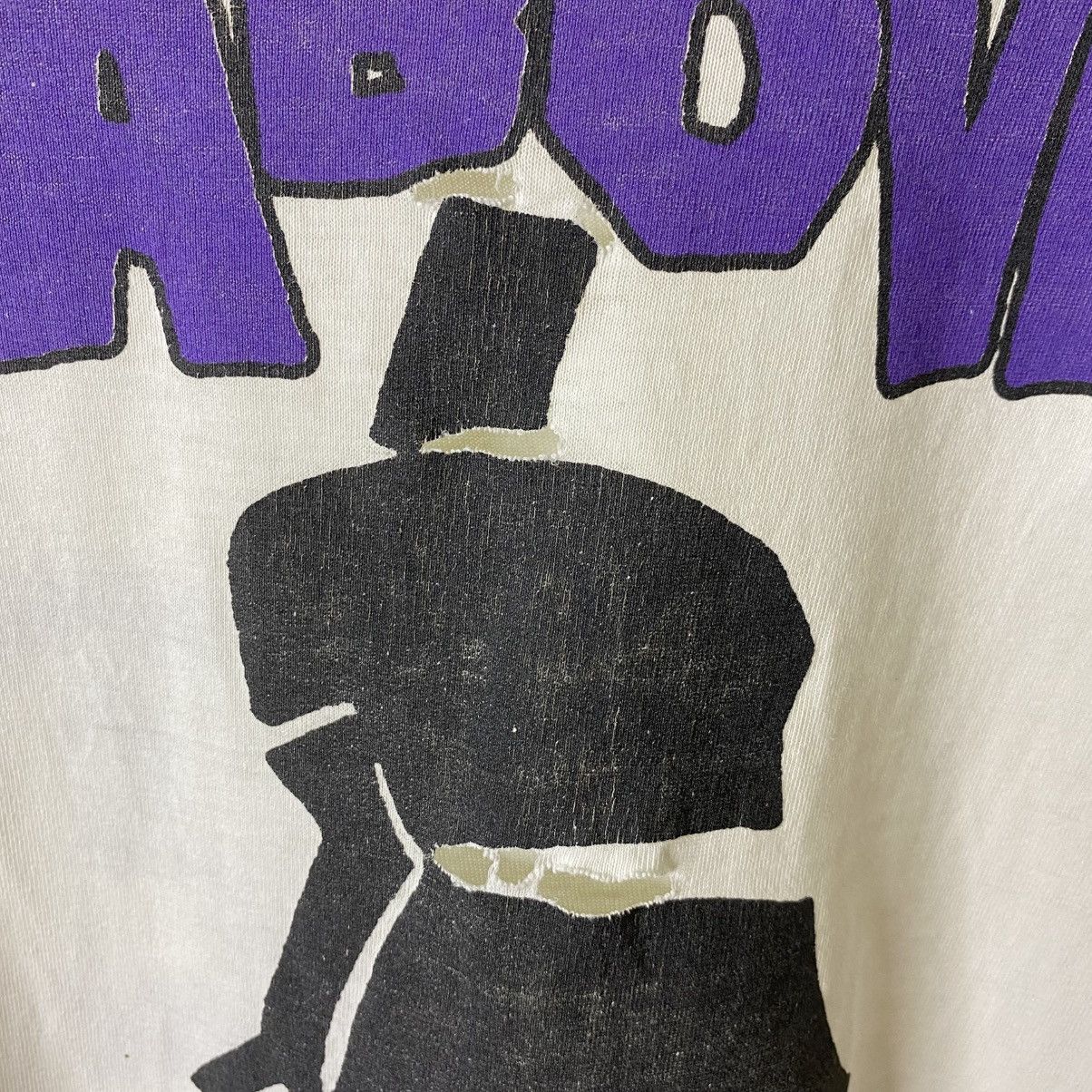 Above the Rim Vintage 1990s Above The Rim Hoopswear Reebok Distressed Tee Size US L / EU 52-54 / 3 - 3 Thumbnail