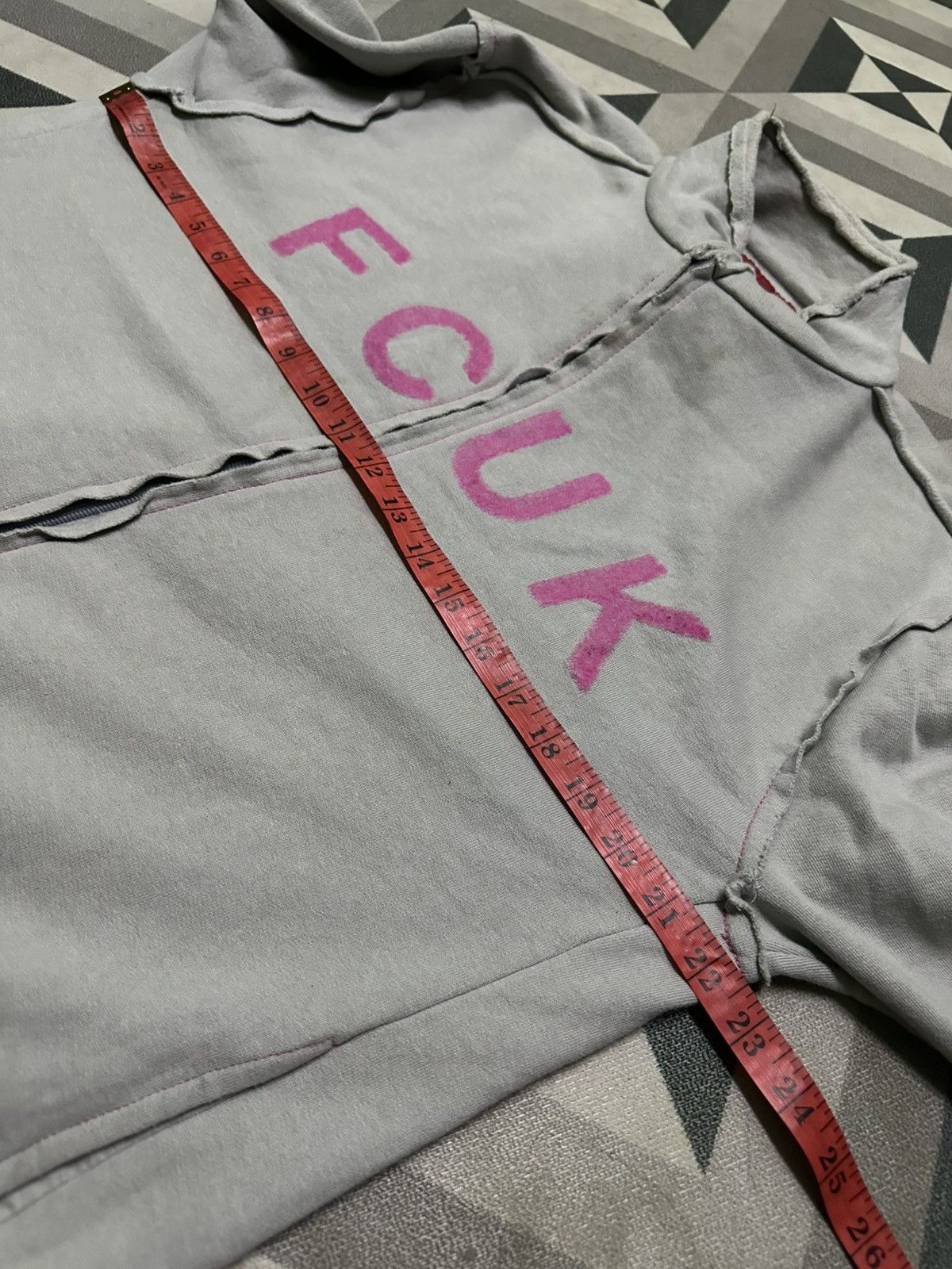 FCUK FCUK zipper sweater big logo Size US L / EU 52-54 / 3 - 9 Thumbnail