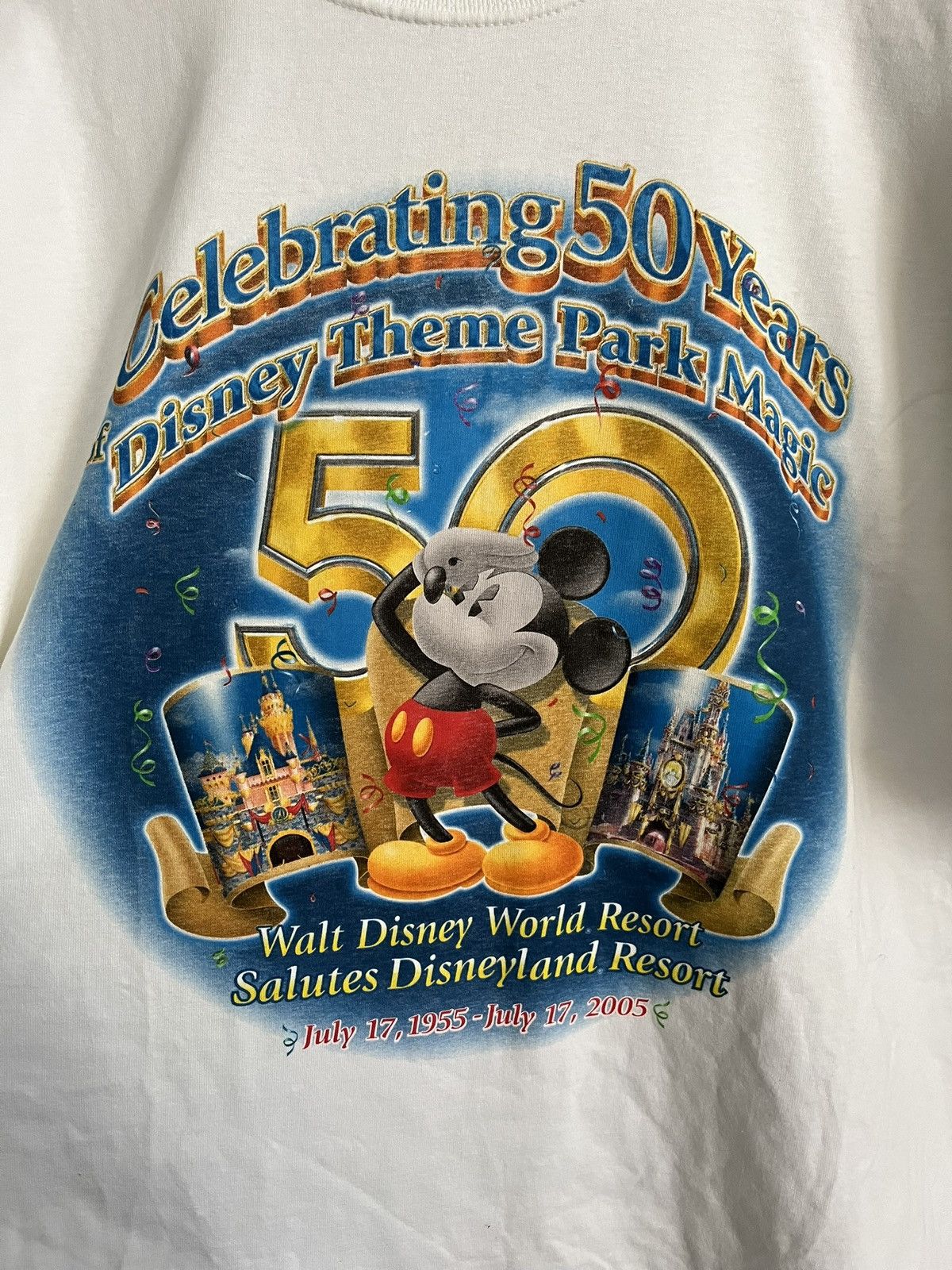 Vintage Vintage 2005 Walt Disney Word T Shirt Size US XL / EU 56 / 4 - 2 Thumbnail