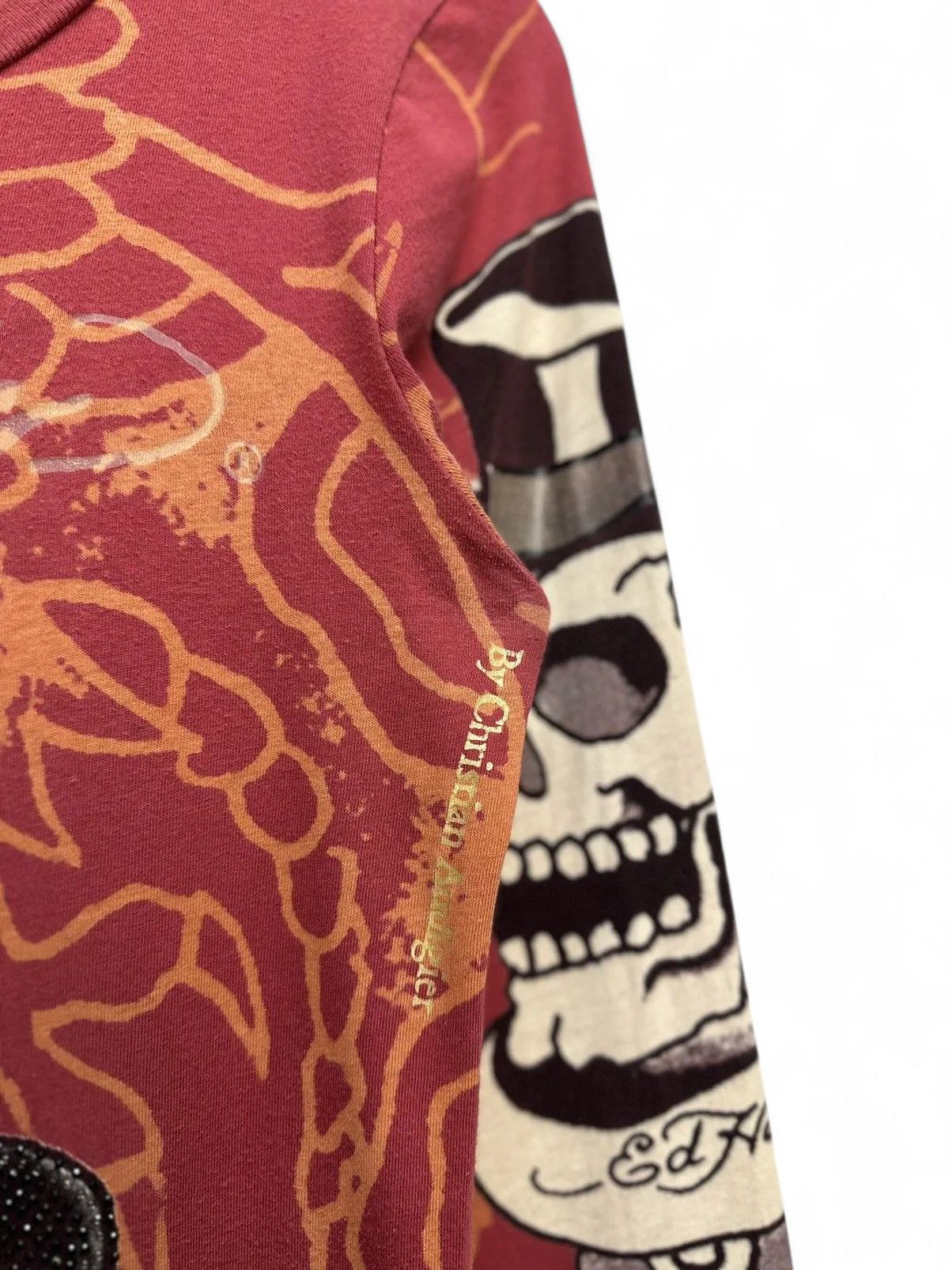 Ed Hardy Y2K Ed Hardy Vintage Christian Audigier Longsleeve Top Size US S / EU 44-46 / 1 - 9 Thumbnail
