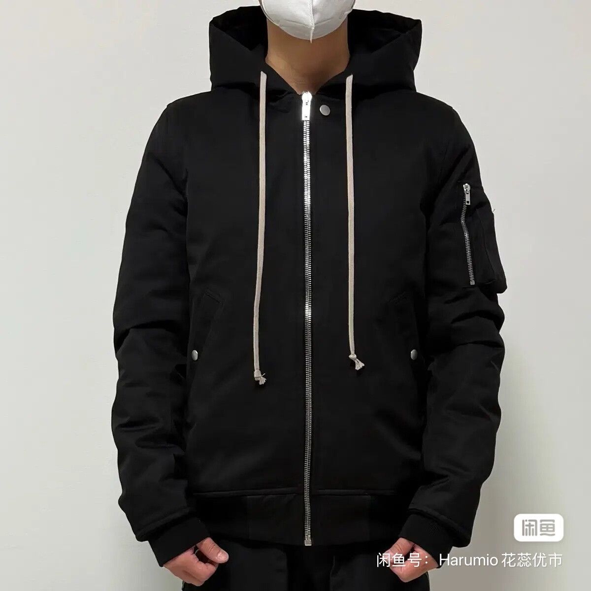 Rick Owens Rick Owens Down Cotton Black Heavy Coat S Men Size US S / EU 44-46 / 1 - 1 Thumbnail