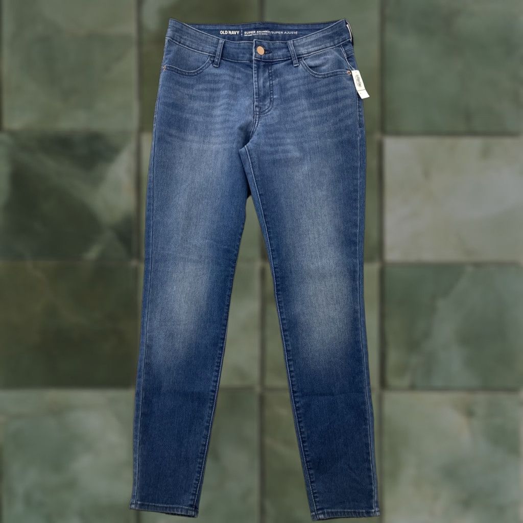Old Navy Old Navy Jeans - Women Skinny 4 Blue NWT Denim Stretch 5-Pocket Slim RockStar Size 27" / US 4 / IT 40 - 1 Thumbnail