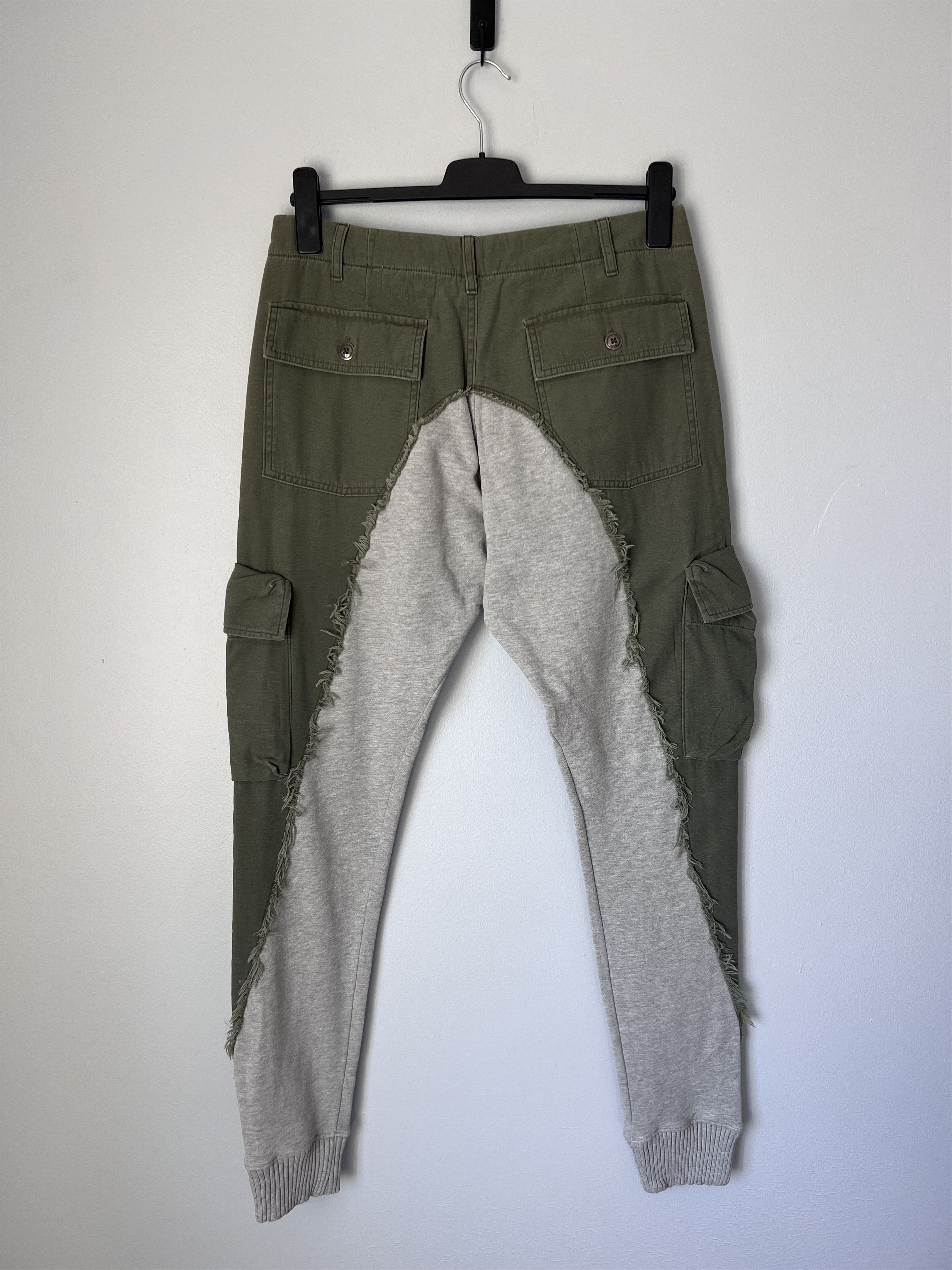 Greg Lauren Greg Lauren Army Baker Cargo Fleece Lounge Pants Size US 34 / EU 50 - 4 Thumbnail