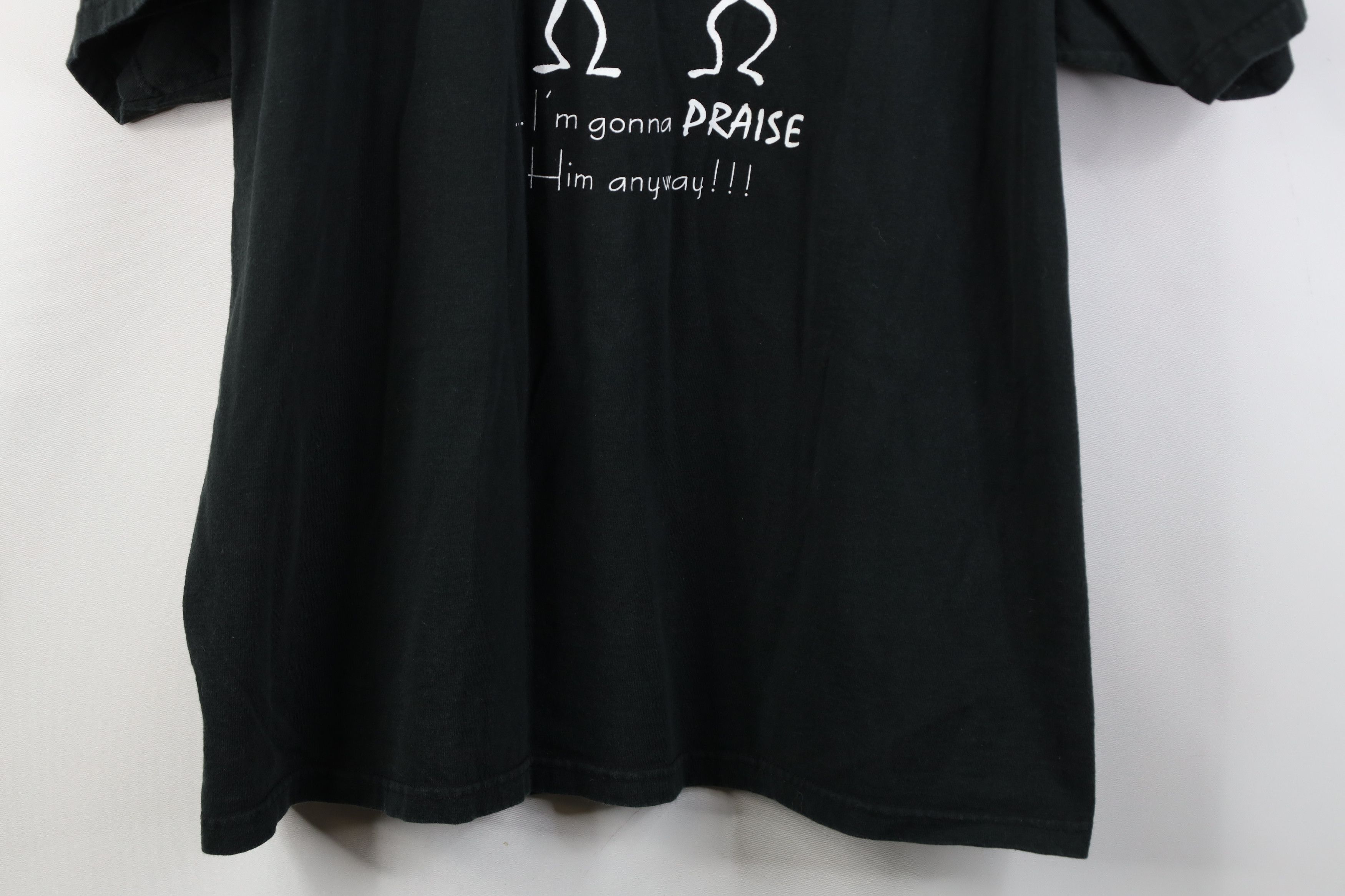 Vintage Vintage Y2K Christian Gonna Praise Him Anyway Jesus T-Shirt Size US XL / EU 56 / 4 - 3 Thumbnail